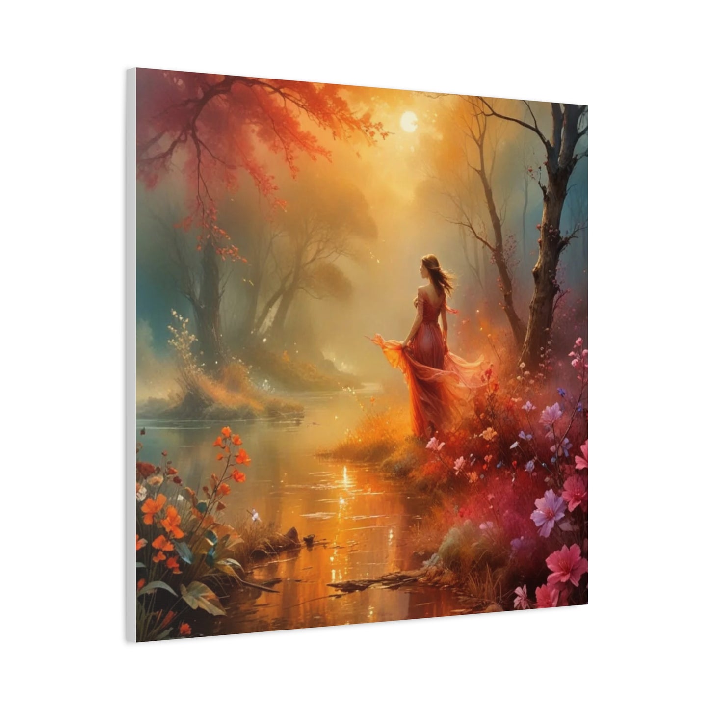 Canvas Print -Shimmer in the Morning Wall Art