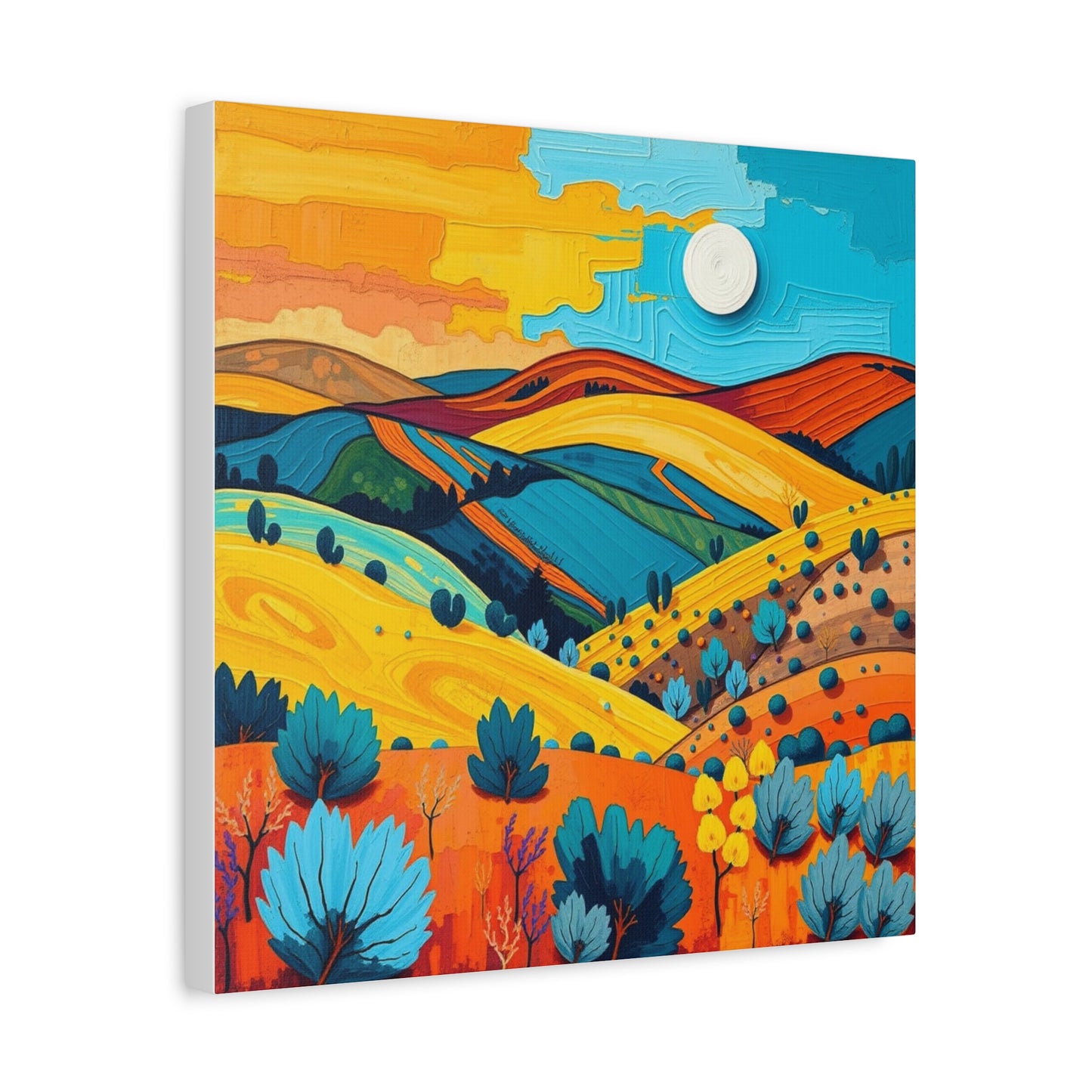 Canvas Print -Abstract 1 Southwest Landscape Wall Art