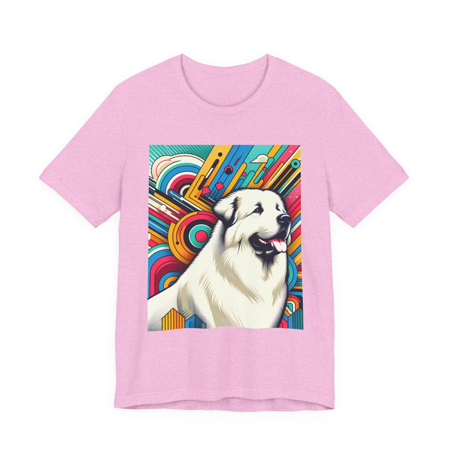 Retro Colorful Great PyreneesTee - Unisex Shirt
