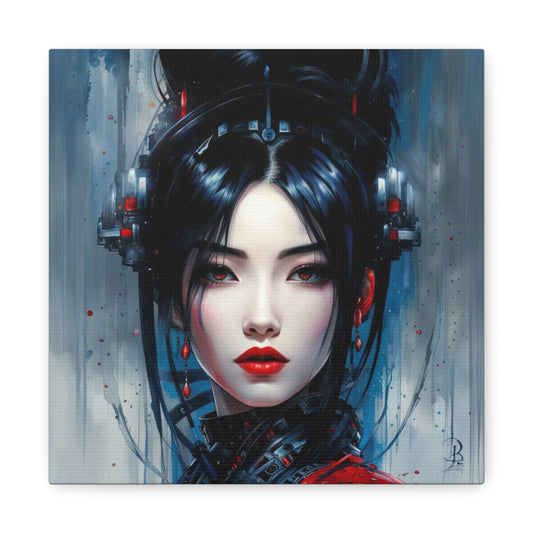 Beautiful ScFi Woman Asian Abstract Art