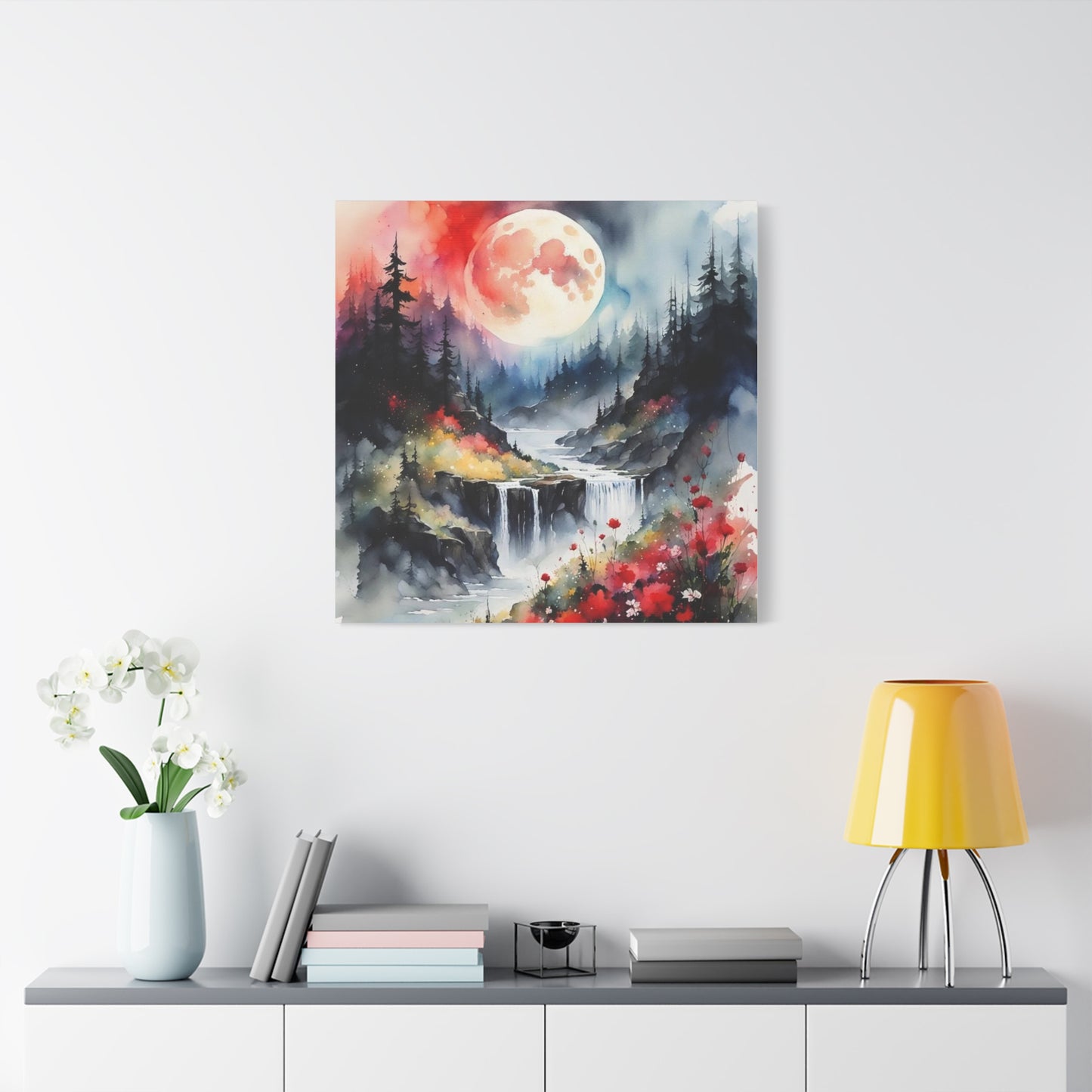 Large Moon Asian Abstract Art