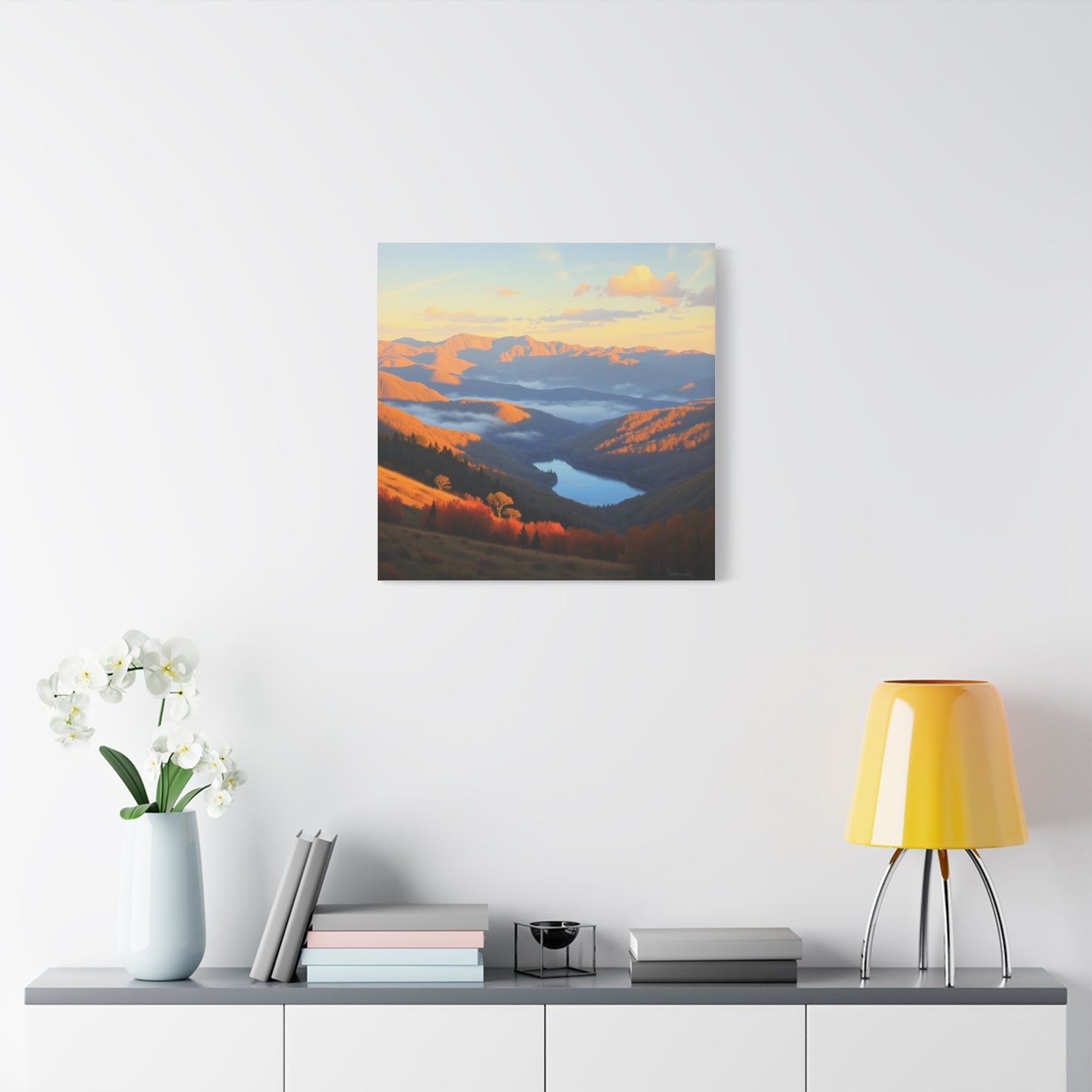 Canvas Print - The Ozark Mountain Lake Art