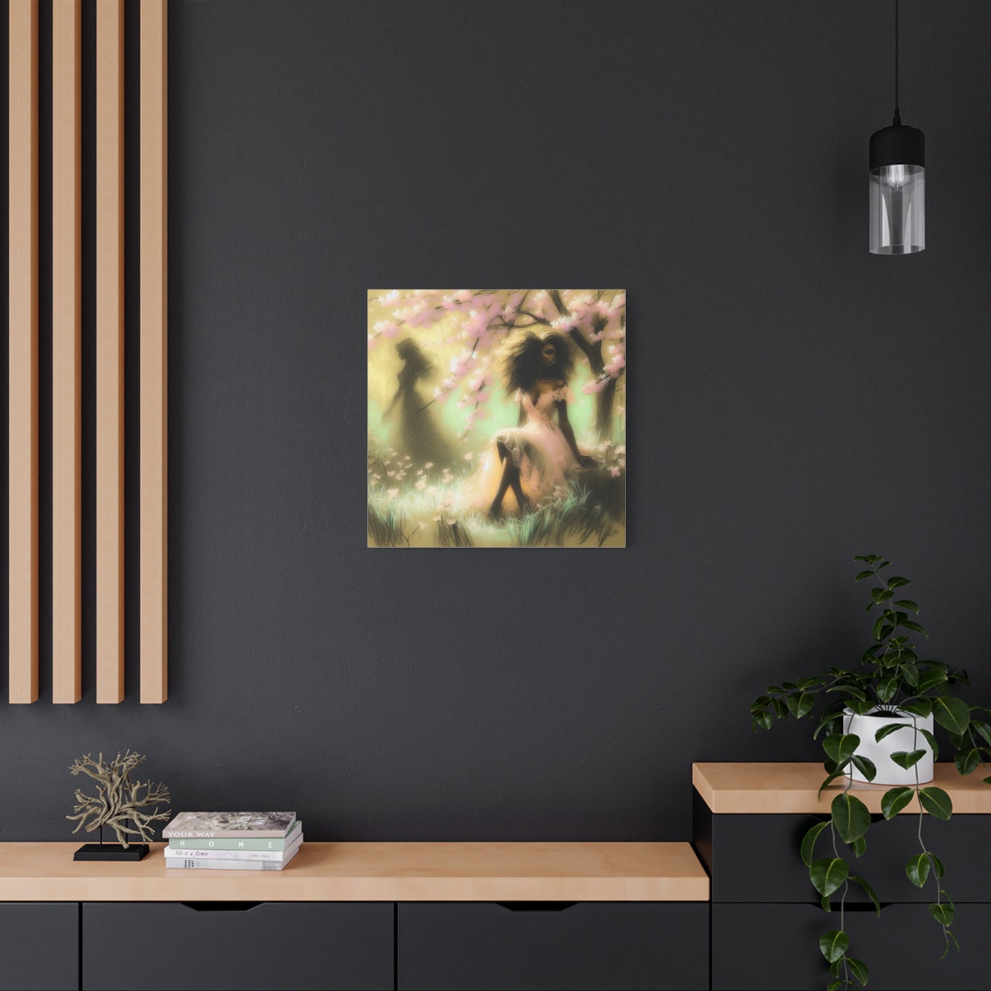 Beautiful Black Woman Canvas Art