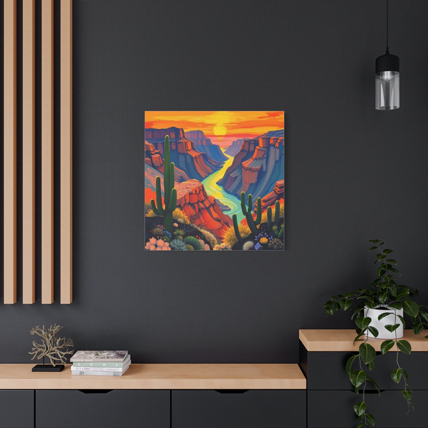 Canvas Print - Grand Canyon Abstract Art 1