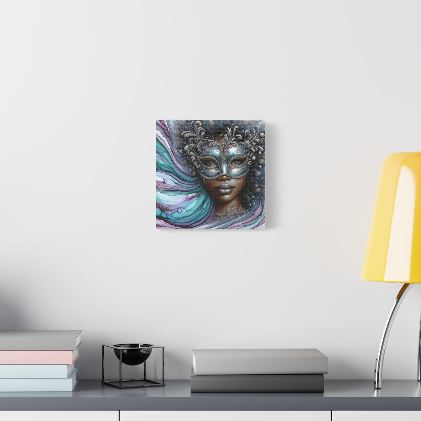 Beautiful Black Woman Abstract Canvas Art
