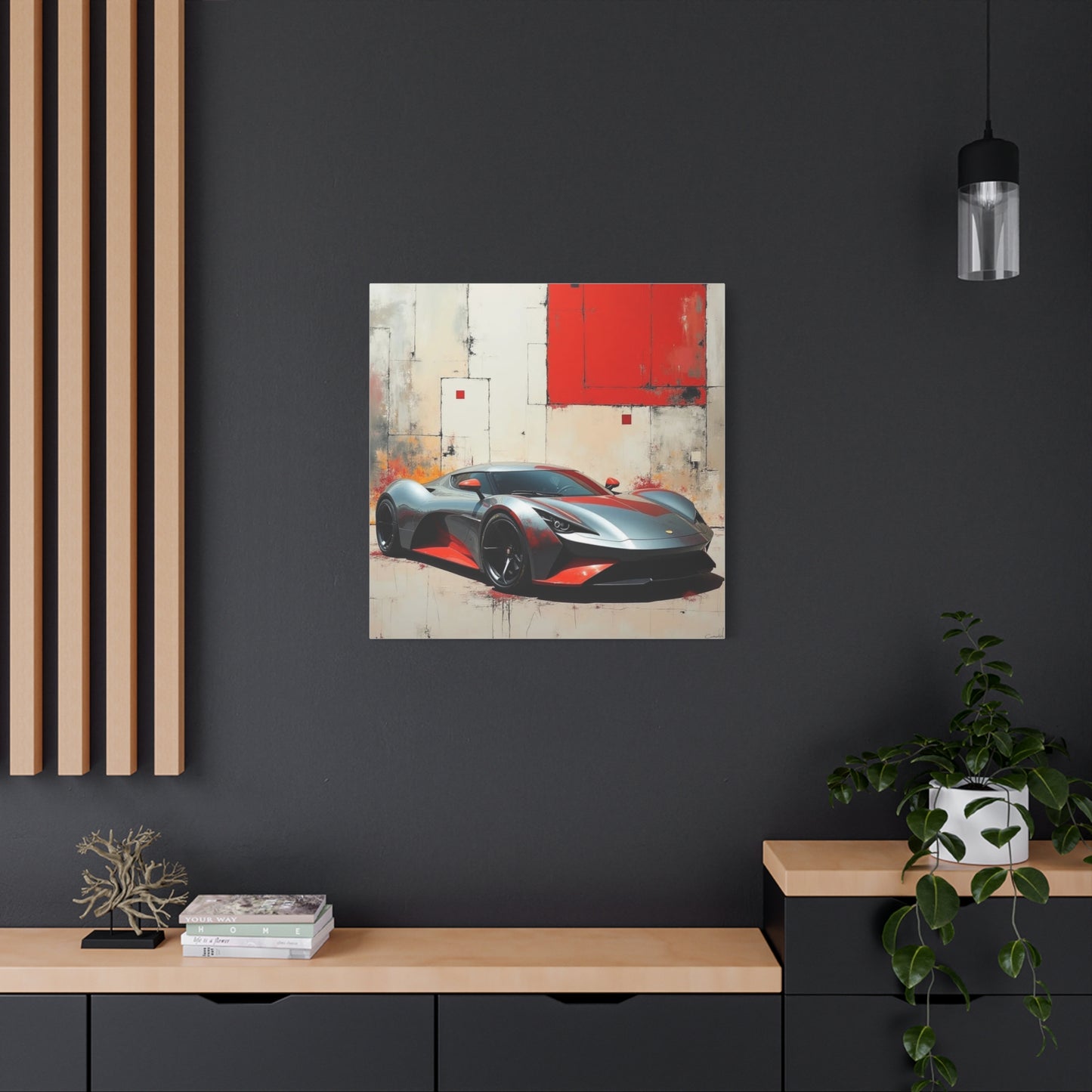 Sports Car Abstract Art