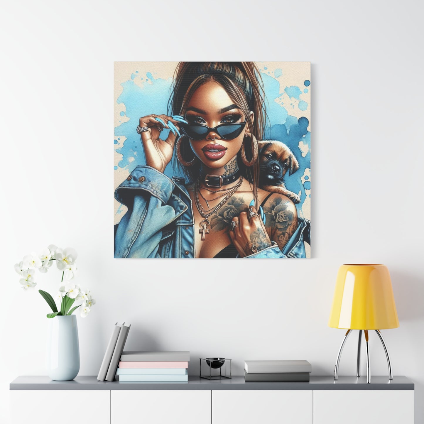 Beautiful Black Woman Canvas Art