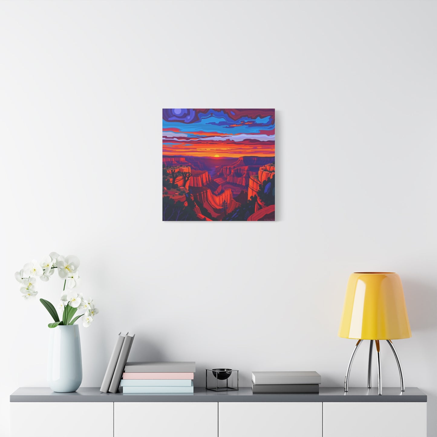 Canvas Print - Grand Canyon Abstract Art 2