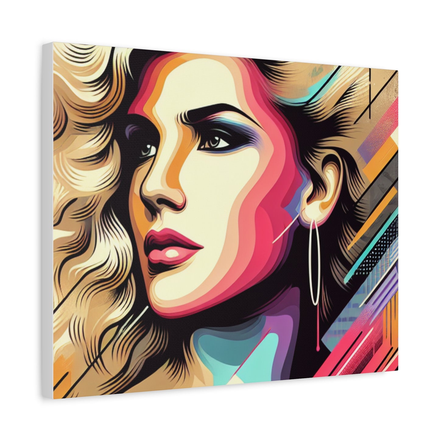 Pretty Woman Abstract Art