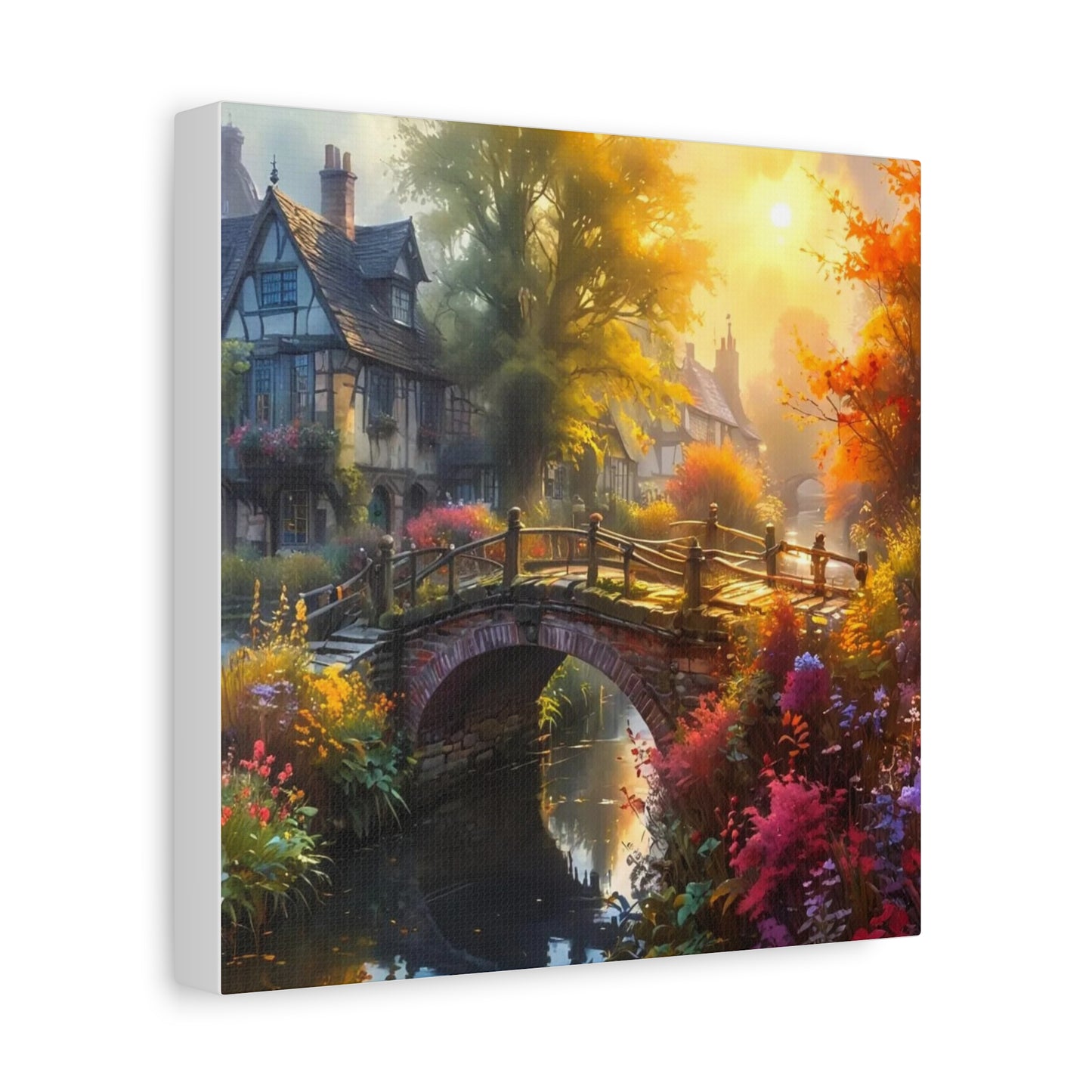 Canvas Print - The Bridge to Town Wall Art