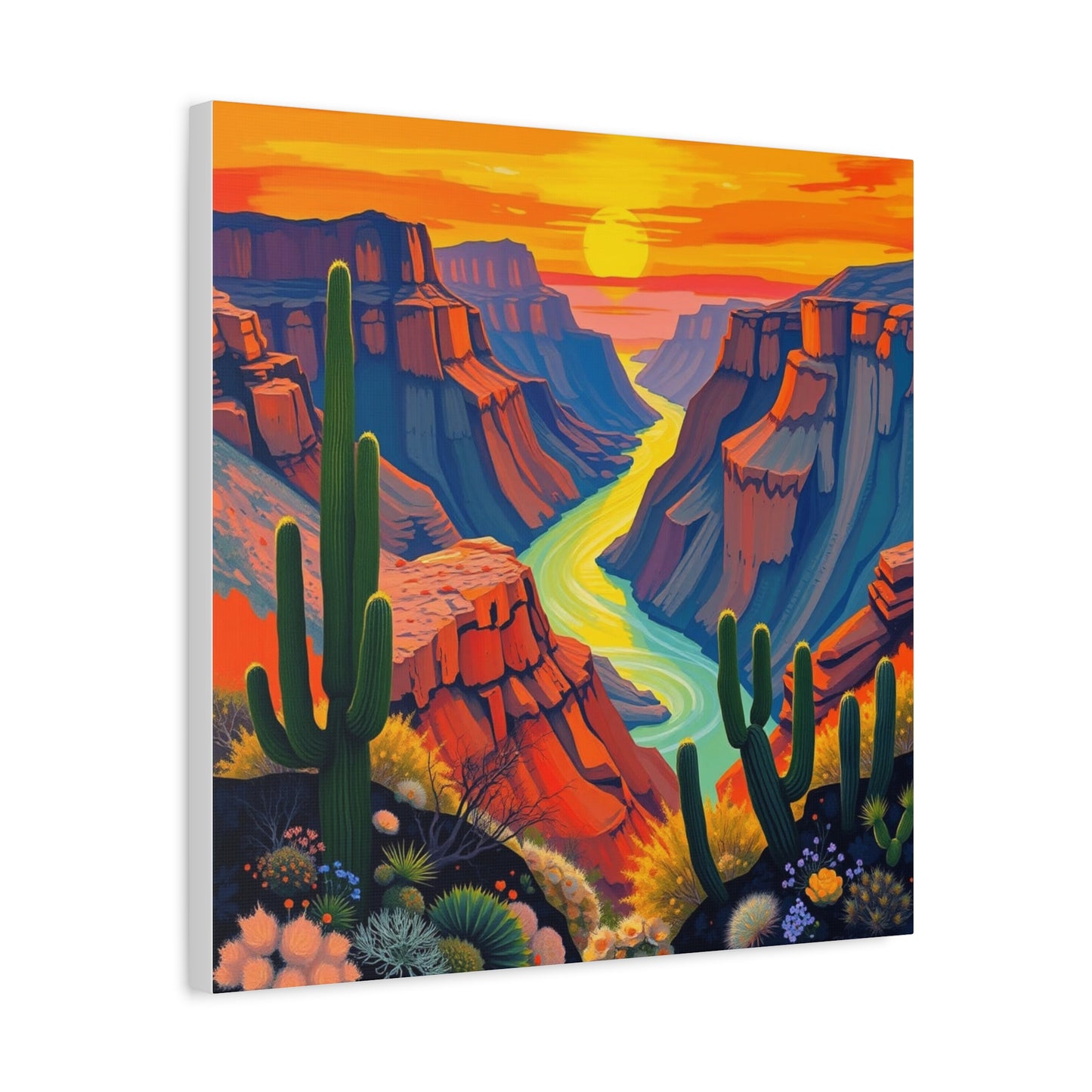 Canvas Print - Grand Canyon Abstract Art 1