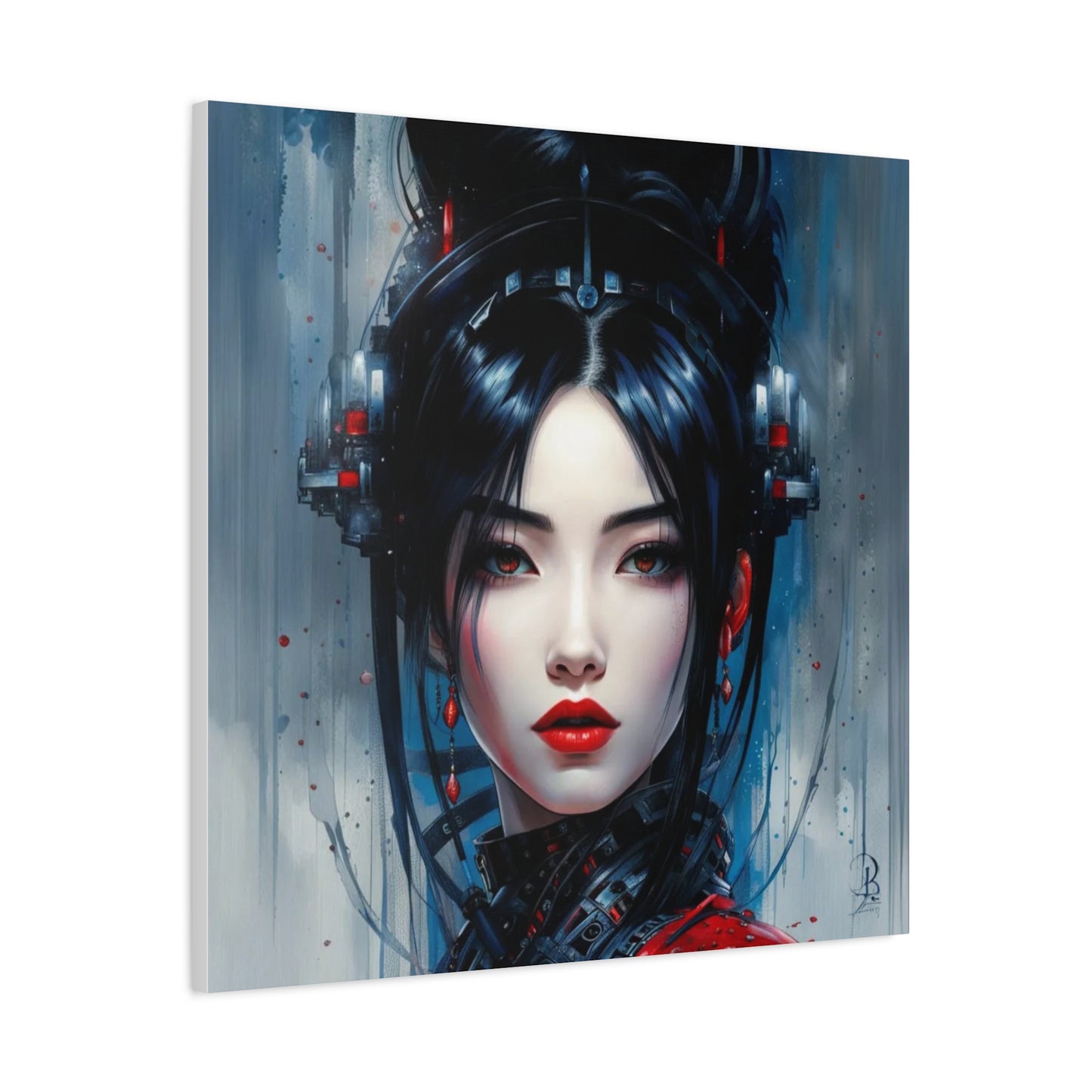 Beautiful ScFi Woman Asian Abstract Art