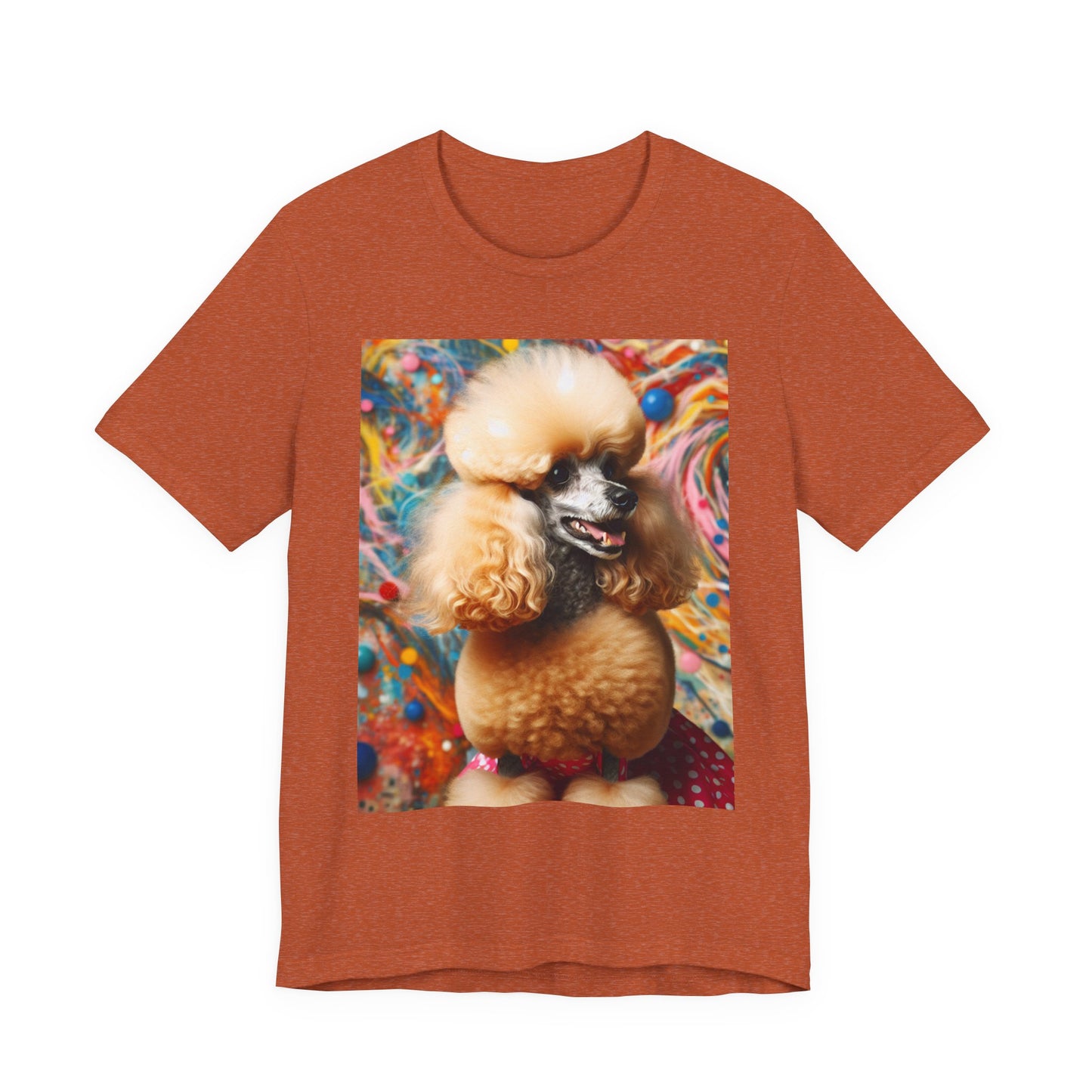 Retro Colorful Poodle Tee - Unisex Shirt