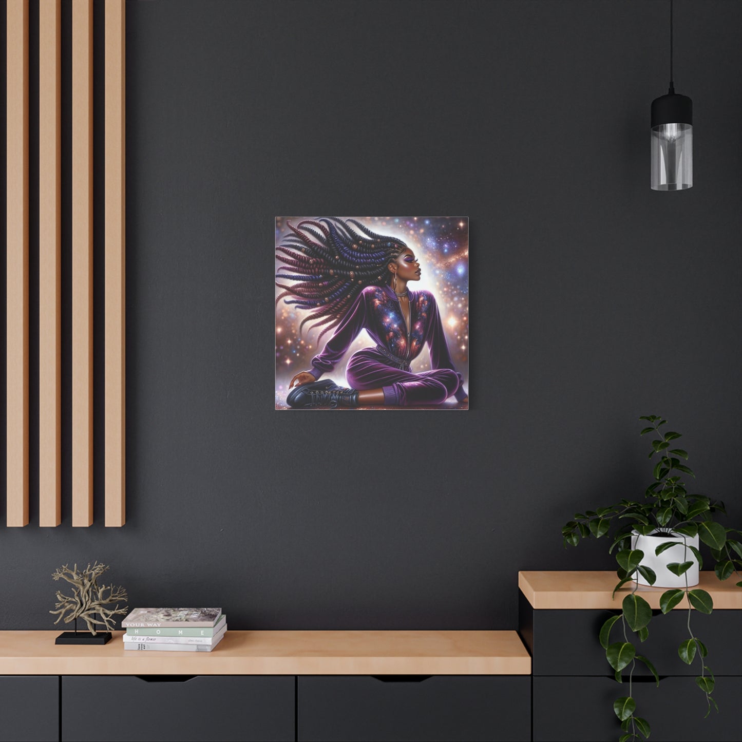 Beautiful Black Woman Canvas Art