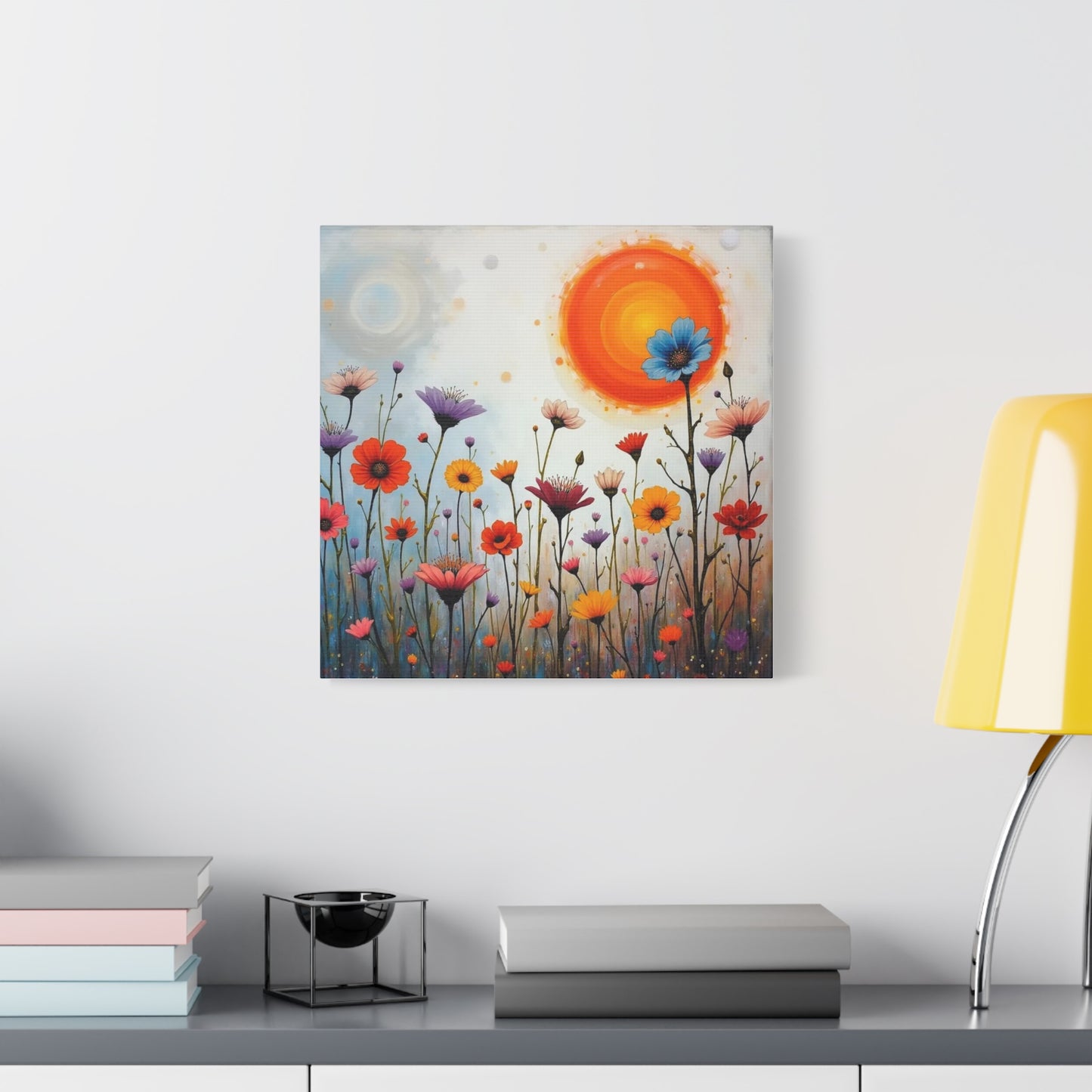 Flowers in the Sun Abstract Art