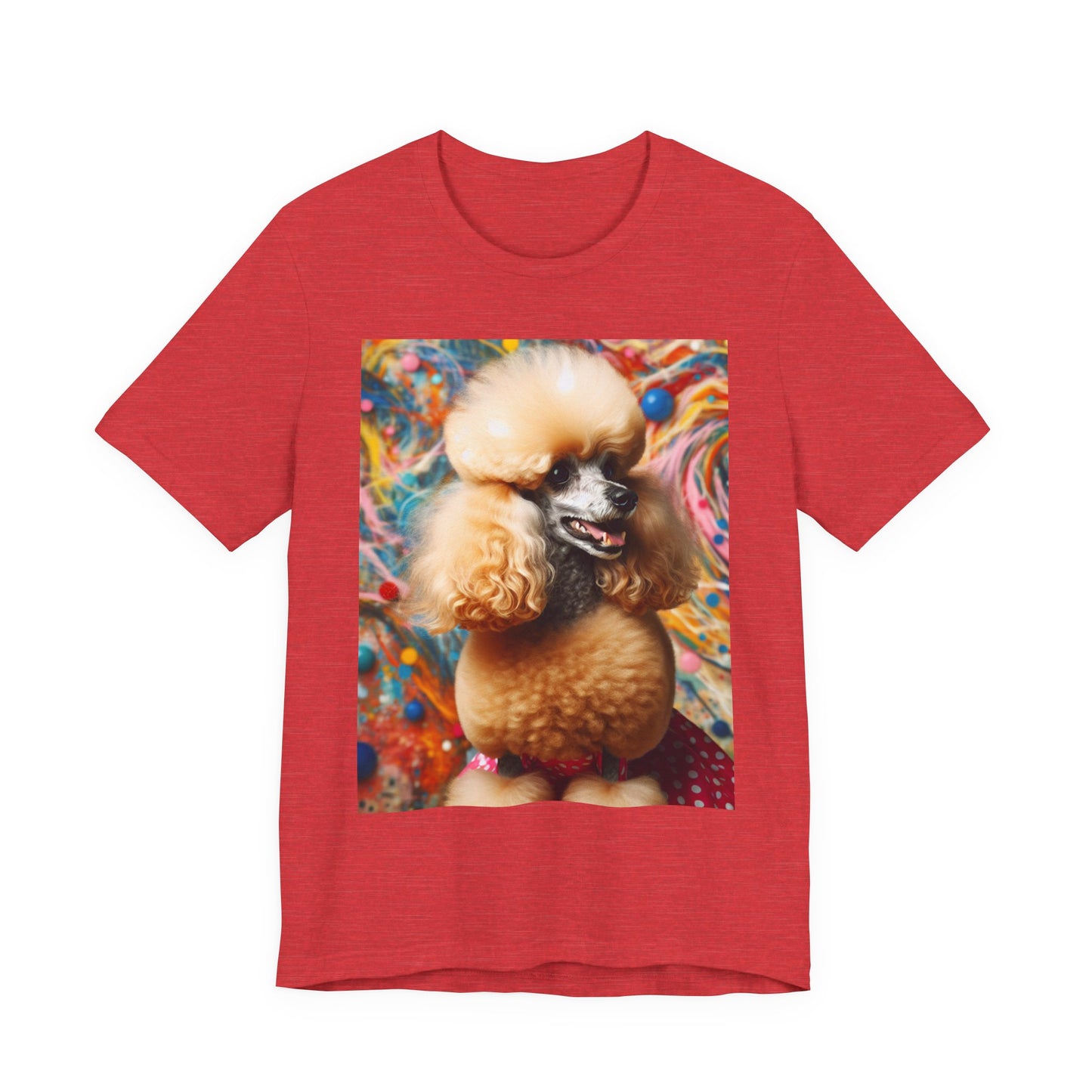 Retro Colorful Poodle Tee - Unisex Shirt