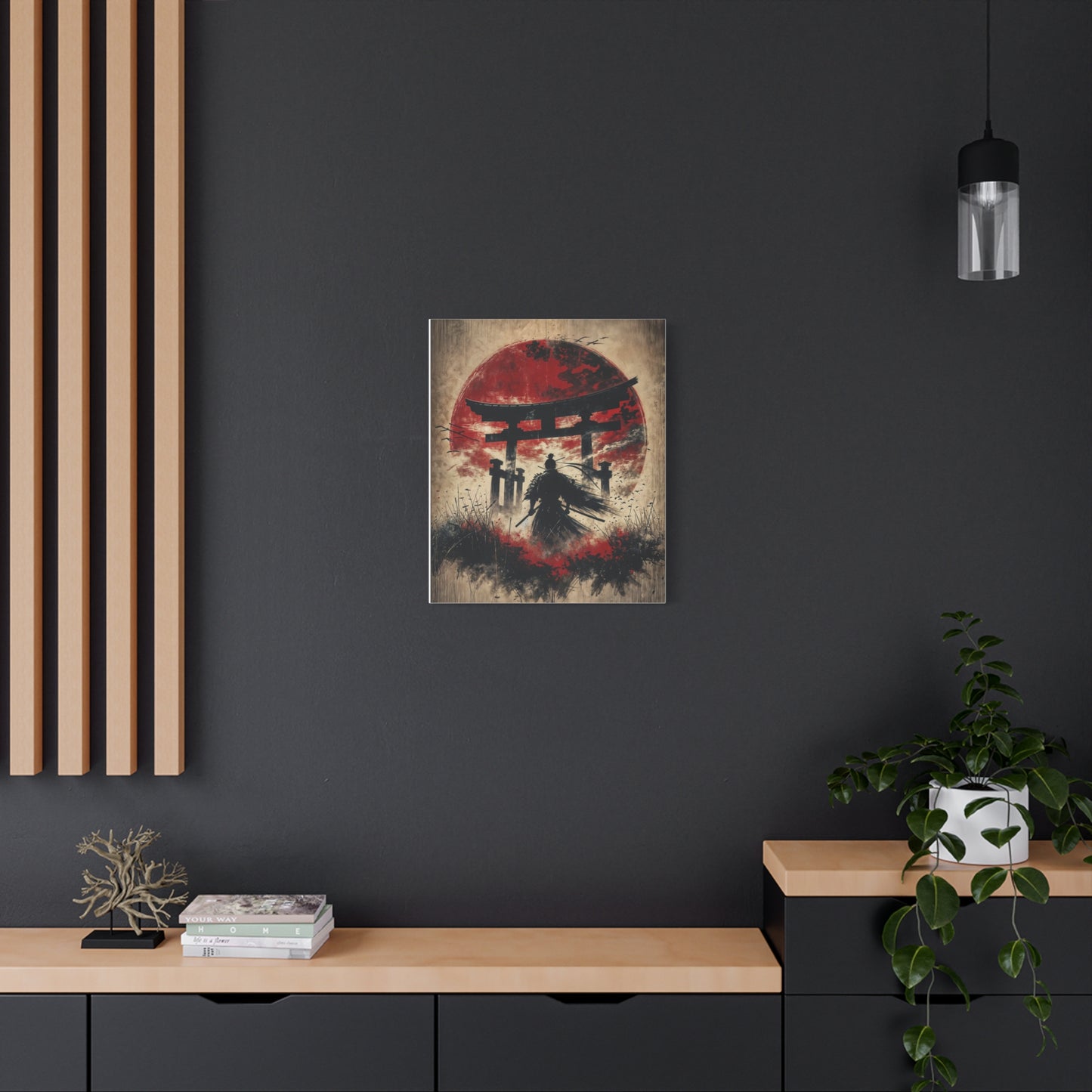 Samurai Asian Abstract Art