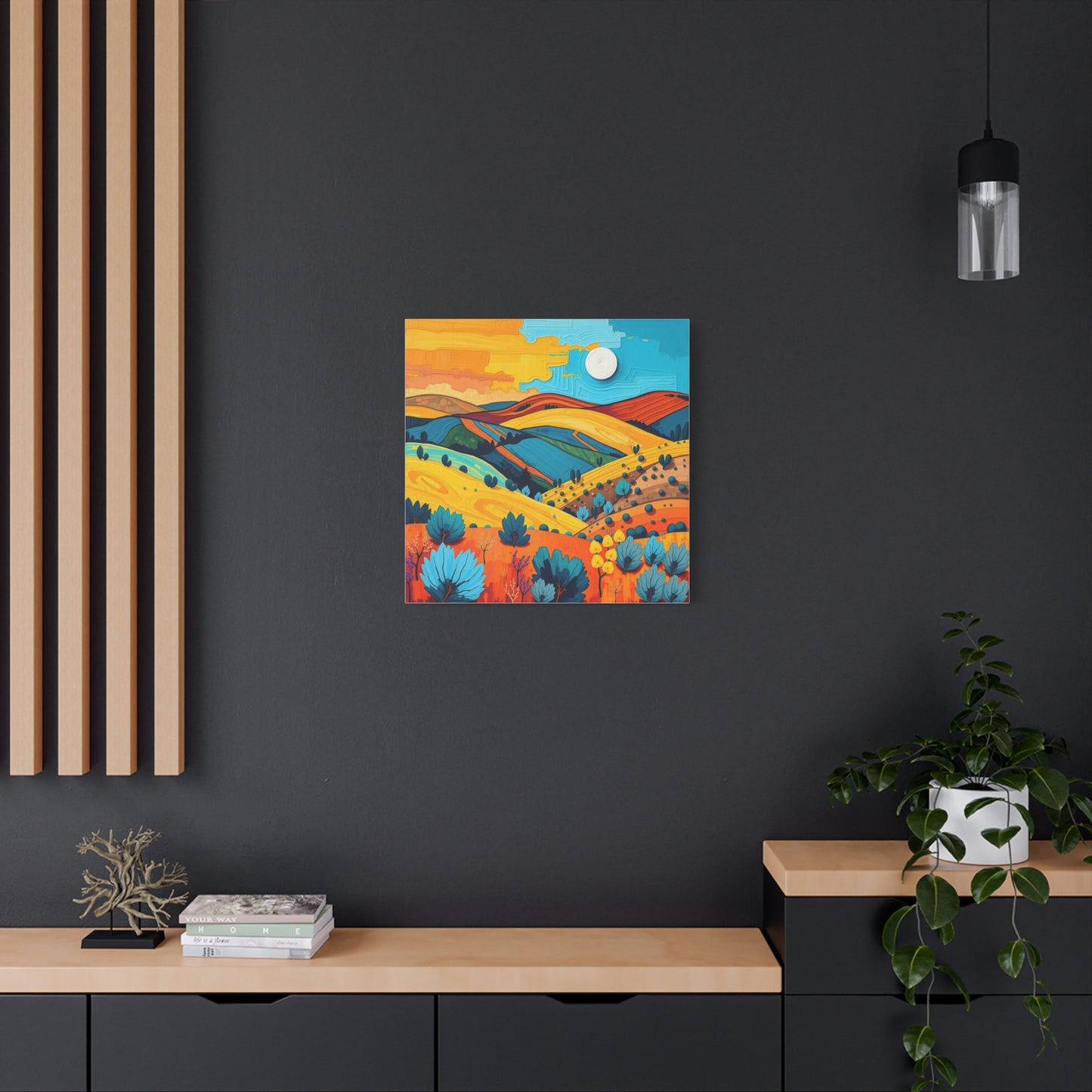 Canvas Print -Abstract 1 Southwest Landscape Wall Art