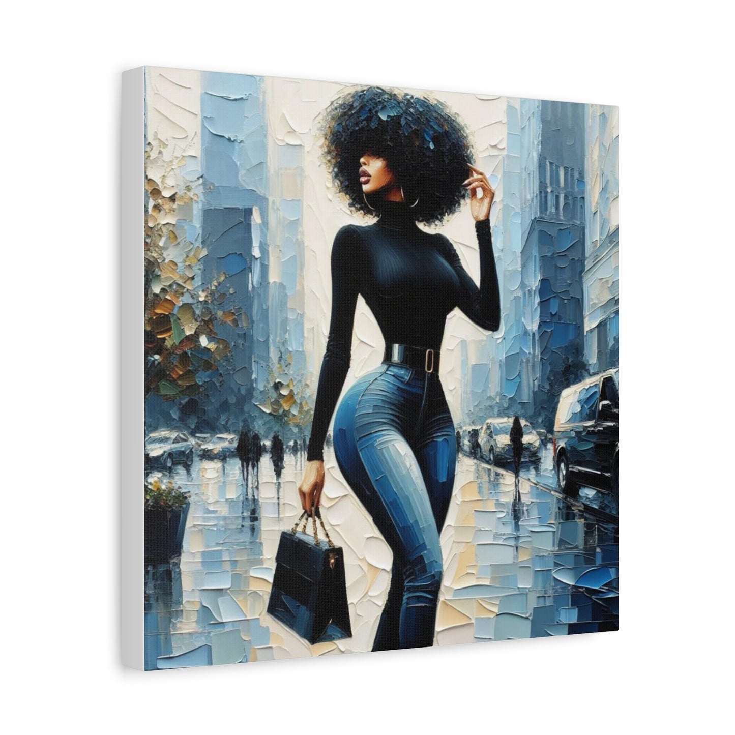 Beautiful Black Woman Canvas Art