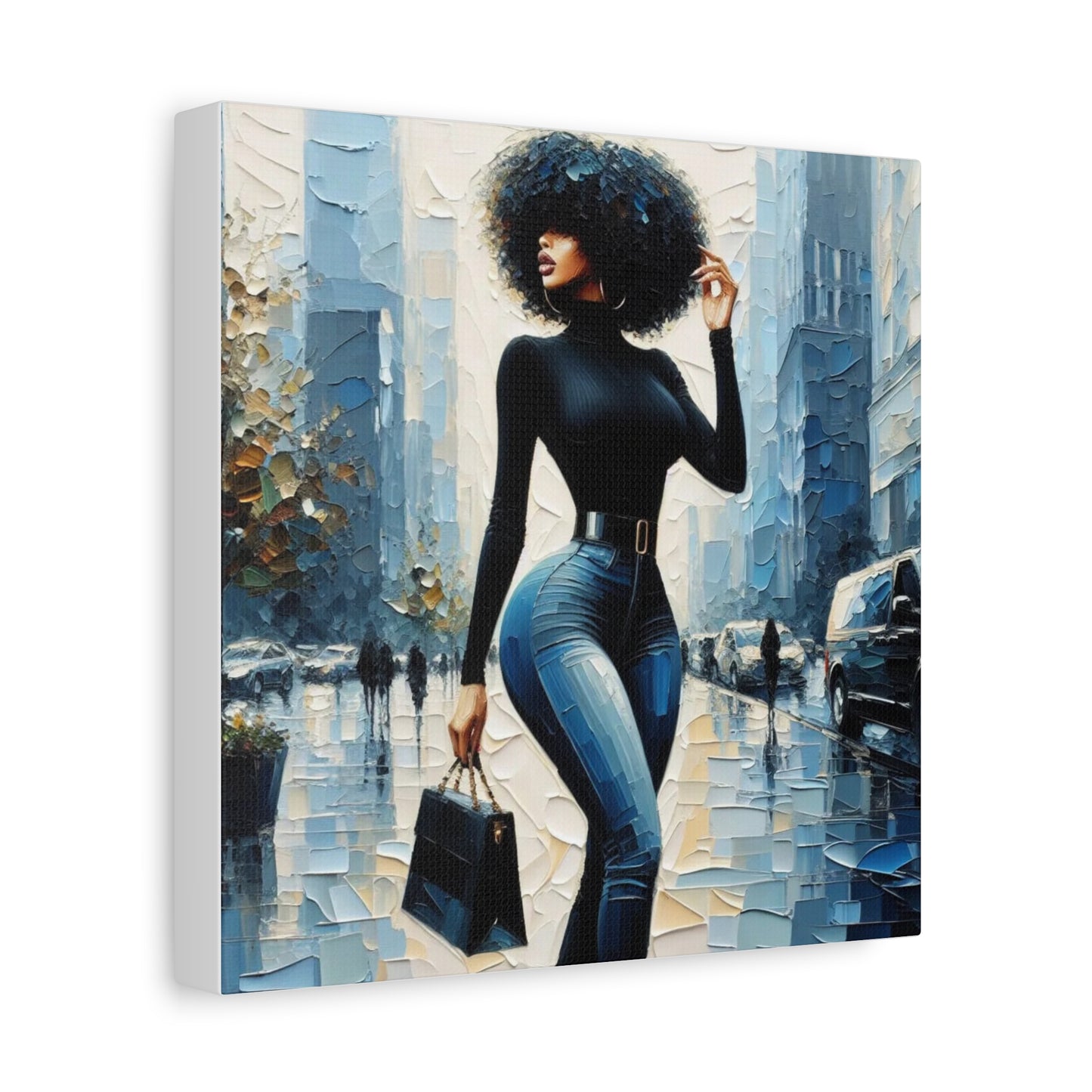 Beautiful Black Woman Canvas Art