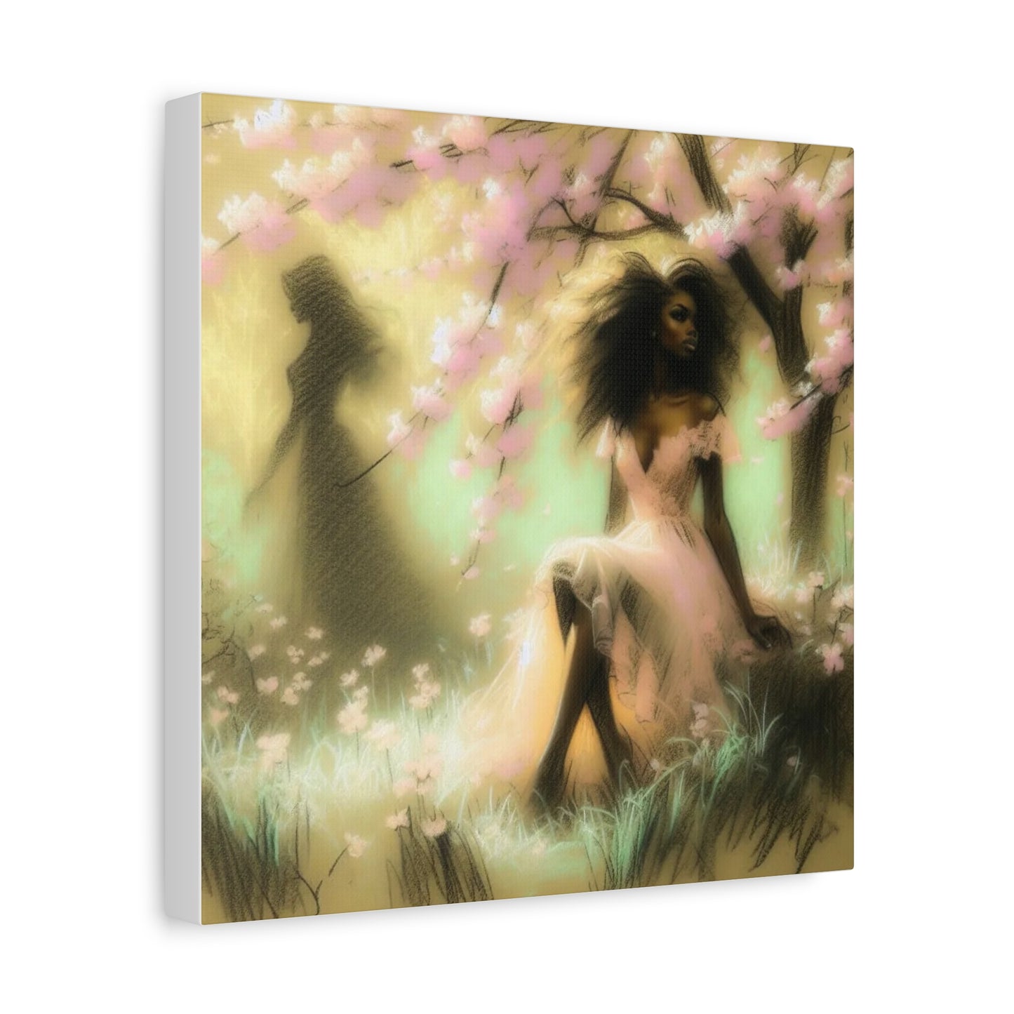 Beautiful Black Woman Canvas Art