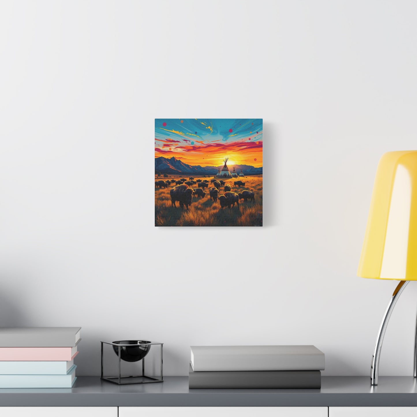 Canvas Print -Where the Buffalo Roam Wall Art