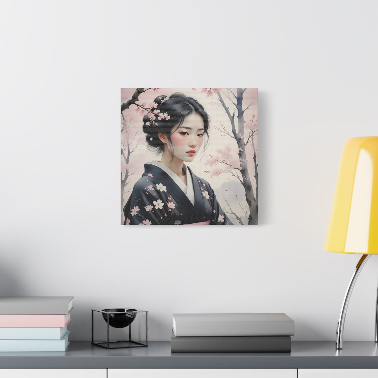 Beautiful Woman Asian Abstract Art
