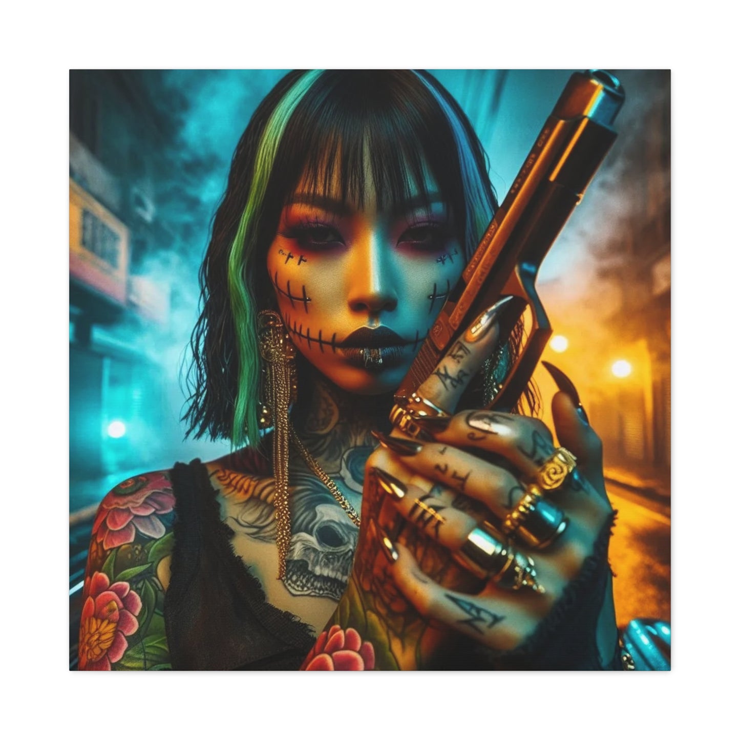 Canvas Print - "Fearless, fierce, and fabulous. Art