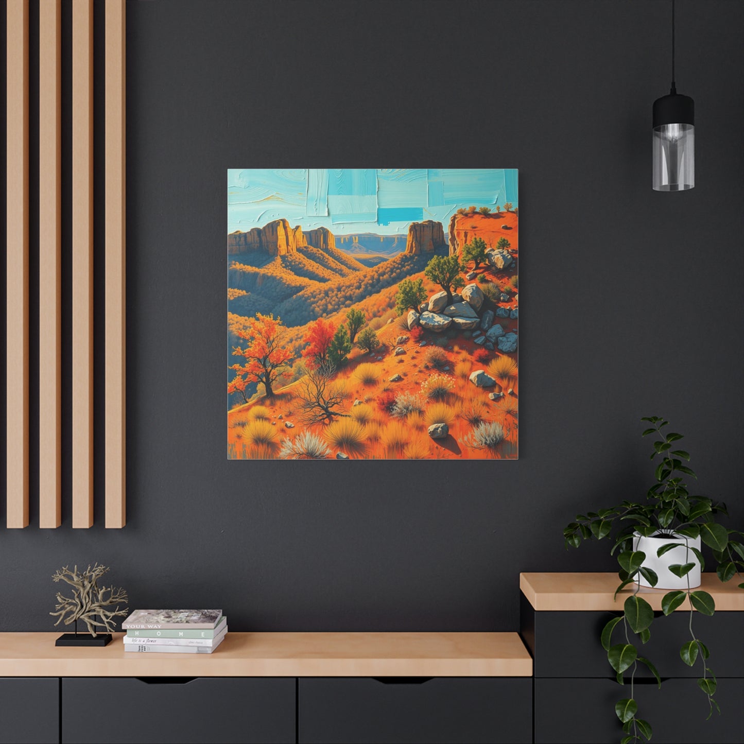 Canvas Print -Abstract 3 Southwest Landscape Wall Art
