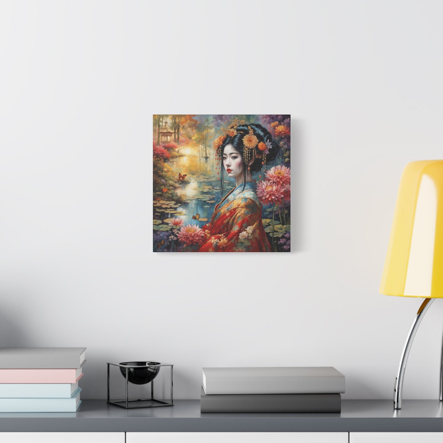 Beautiful Woman Asian Abstract Art