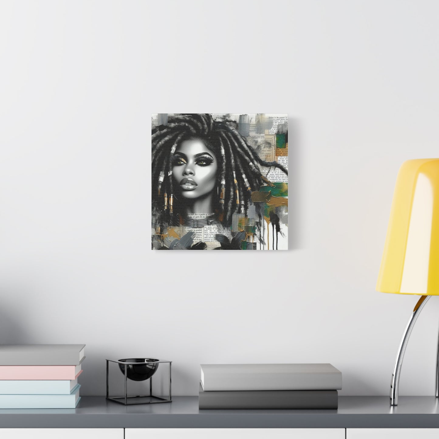 Beautiful Black Woman Canvas Art