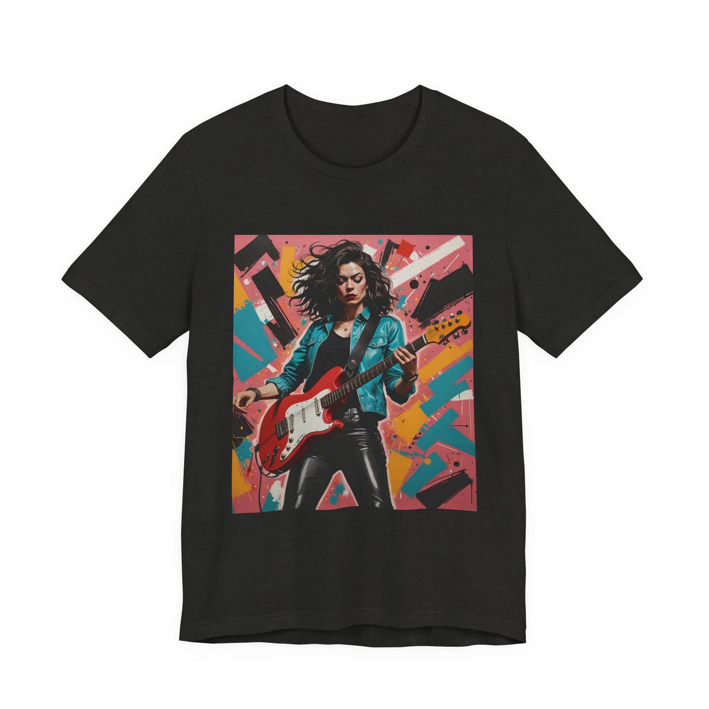 Female Rocker Abstract T-Shirt 3