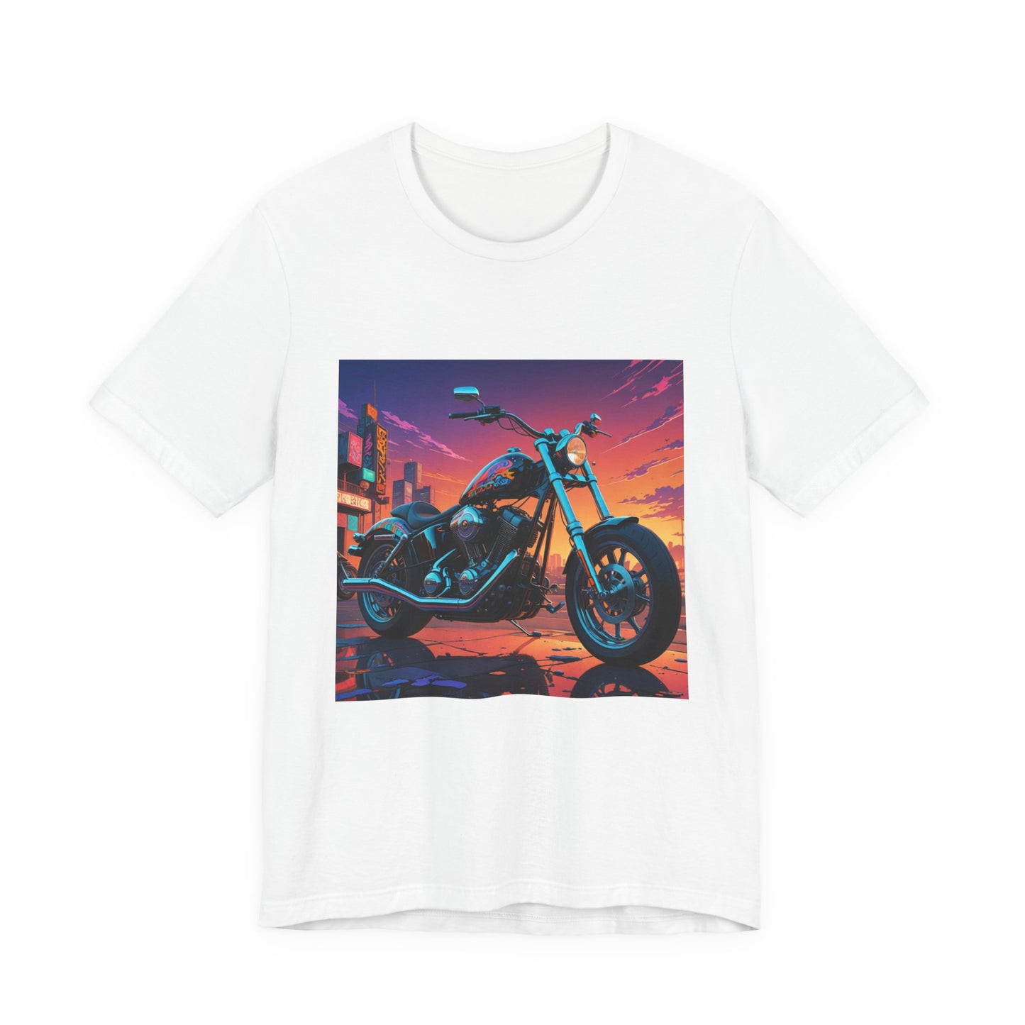 Chopper Abstract Background Tee