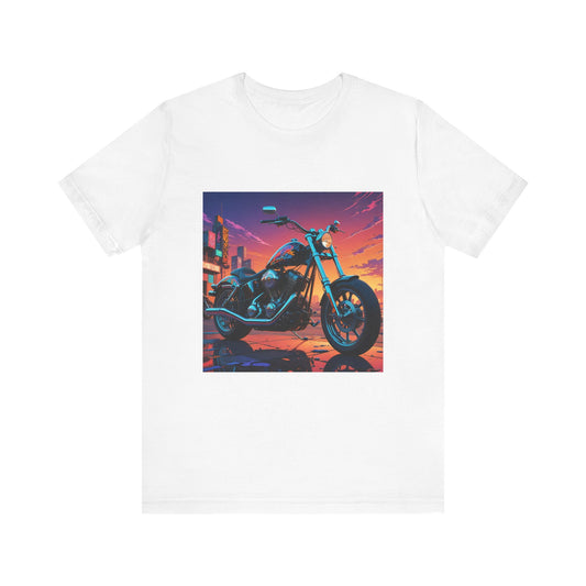 Chopper Abstract Background Tee