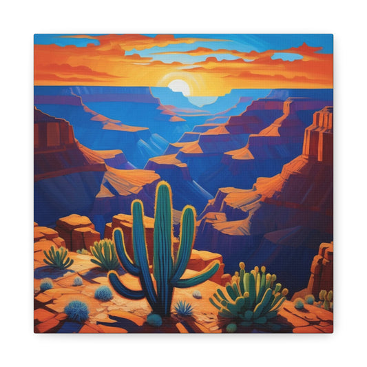 Canvas Print - Grand Canyon Abstract Art 4
