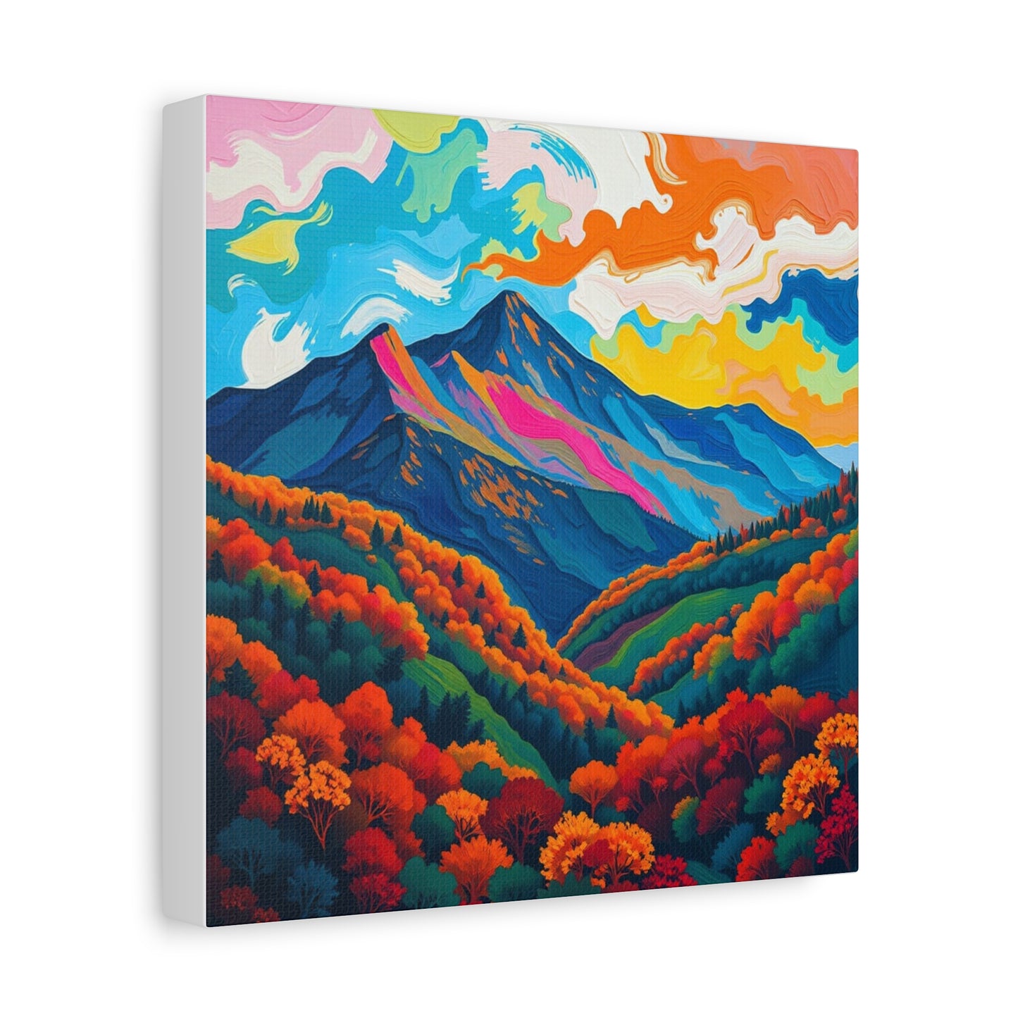 Canvas Wall Art - Abstract Black Hills Scenic