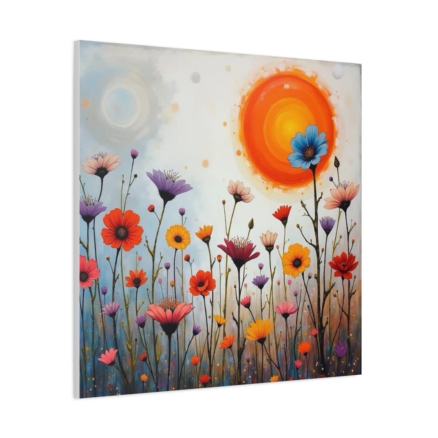 Flowers in the Sun Abstract Art