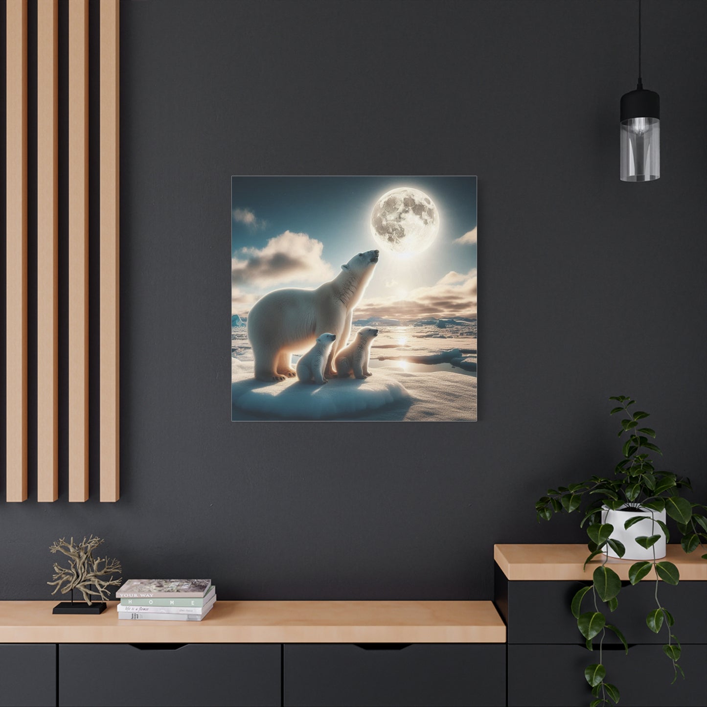 Canvas Print - Polar Bears Wall Art