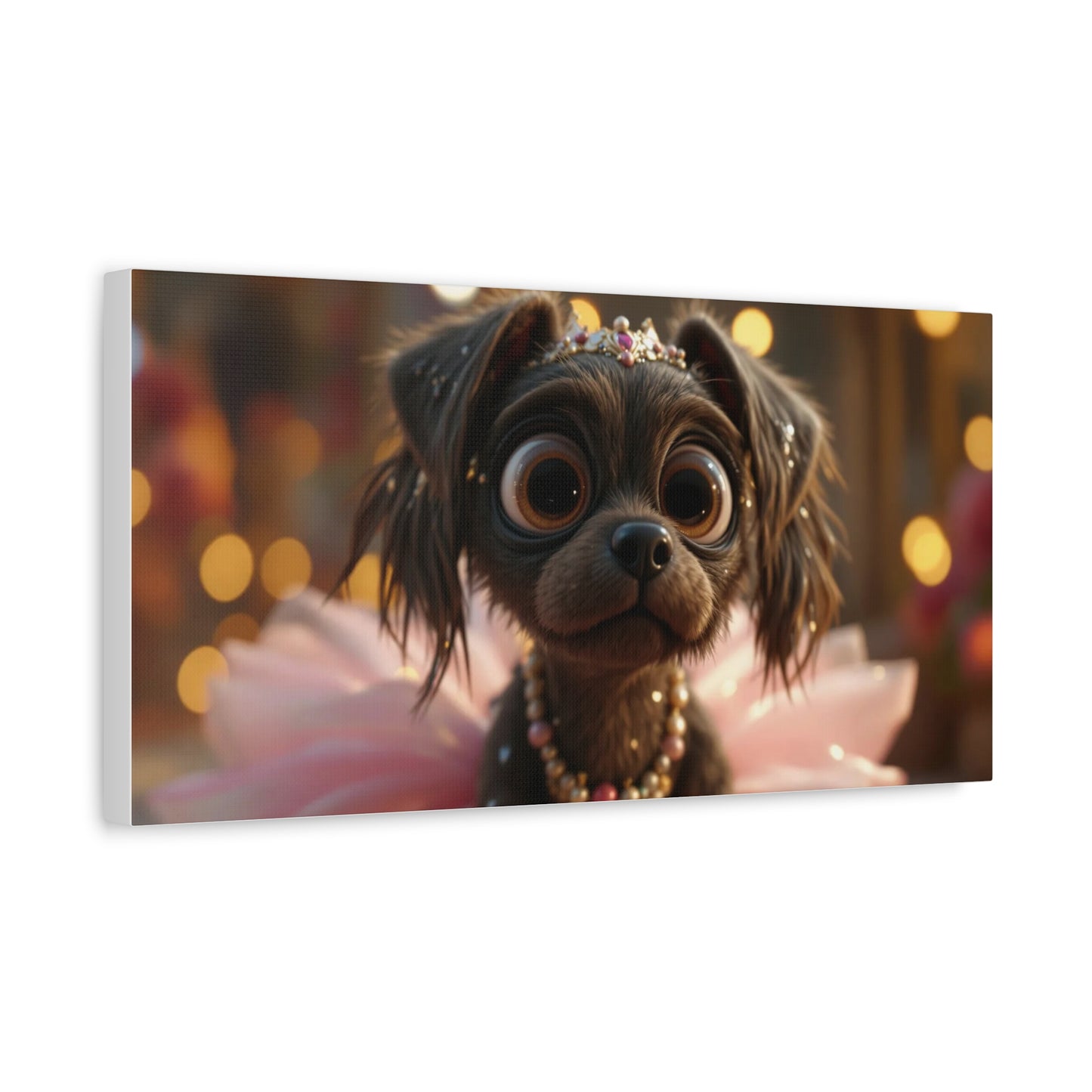 Dog in Pink Tutu Art