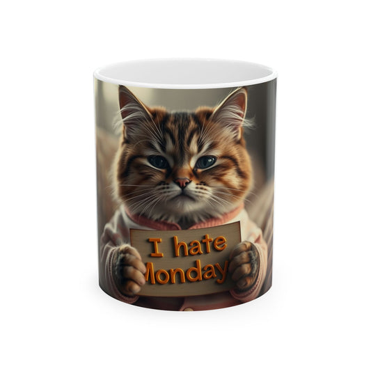 I Hate Monday Ceramic Mug (11oz, 15oz)