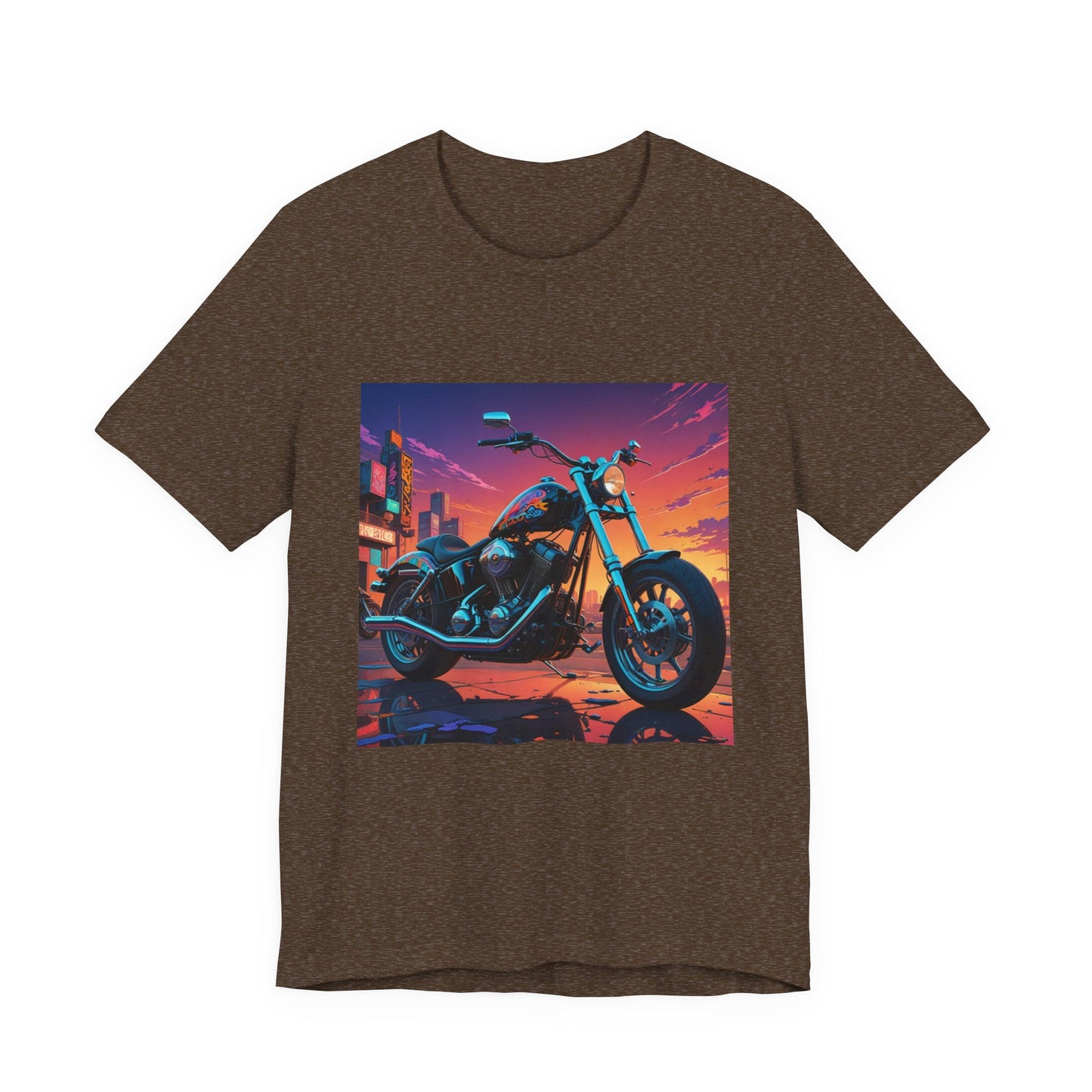 Chopper Abstract Background Tee