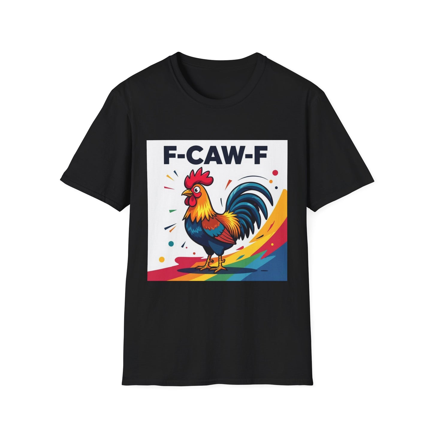 F-CAW-F Rooster Western Boho, Unisex T-Shirt,