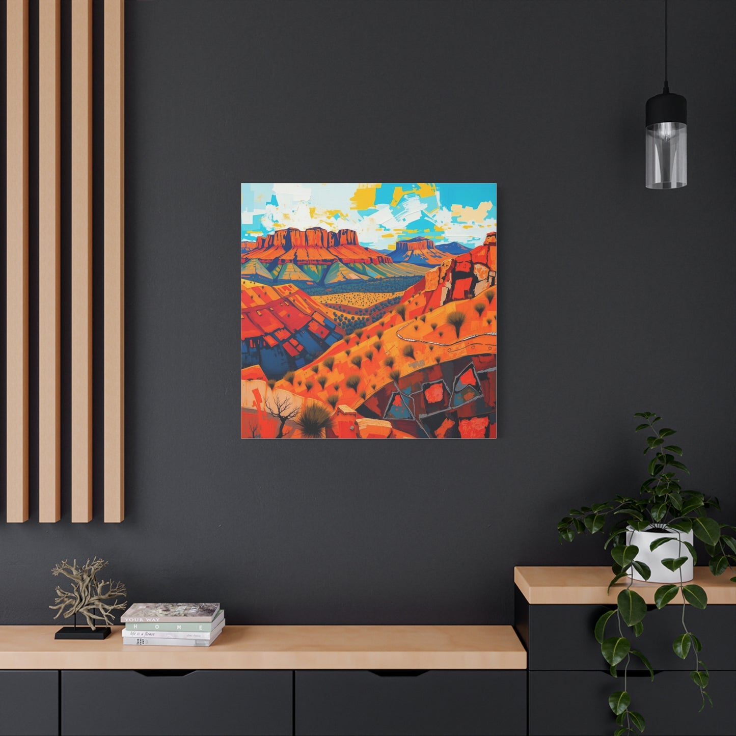 Canvas Wall Art - Abstract 2 Black Hills Scenic