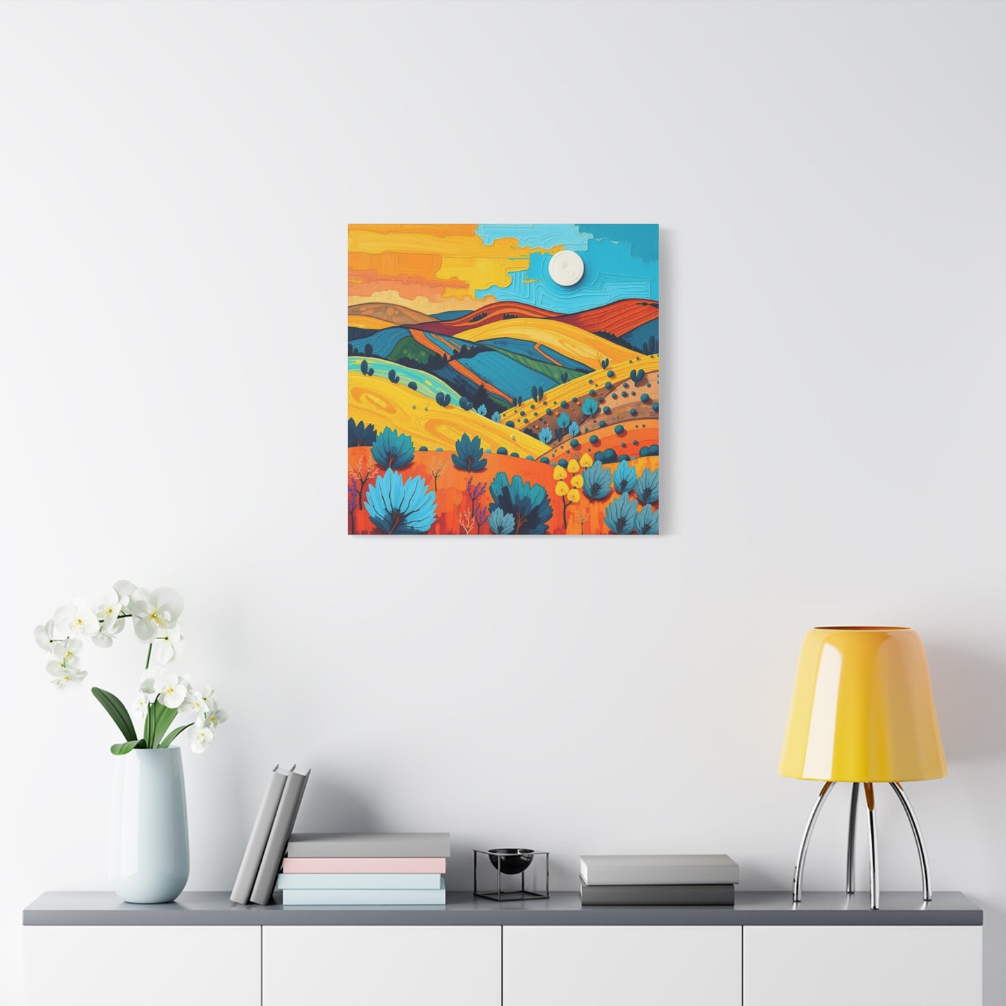 Canvas Wall Art - Black Hills Abstract Scenic Art