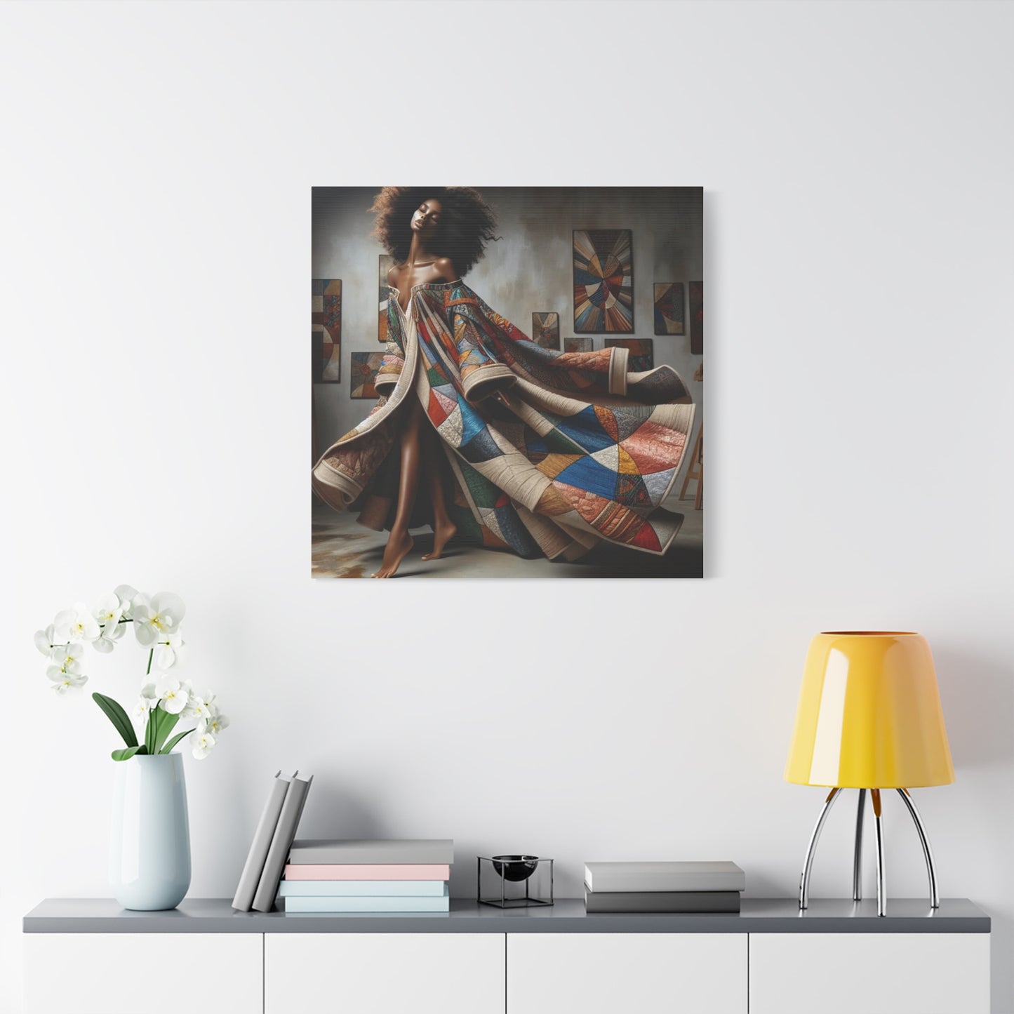 Beautiful Black Woman Canvas Art