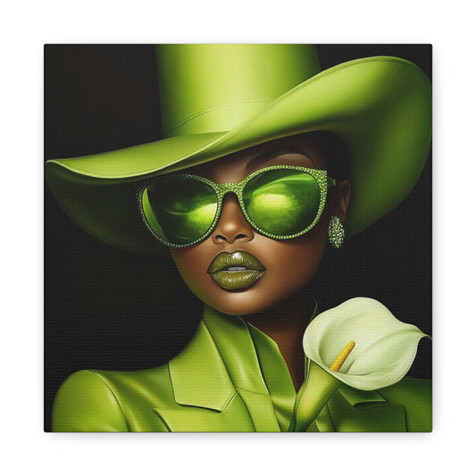 Beautiful Black Woman Canvas Art