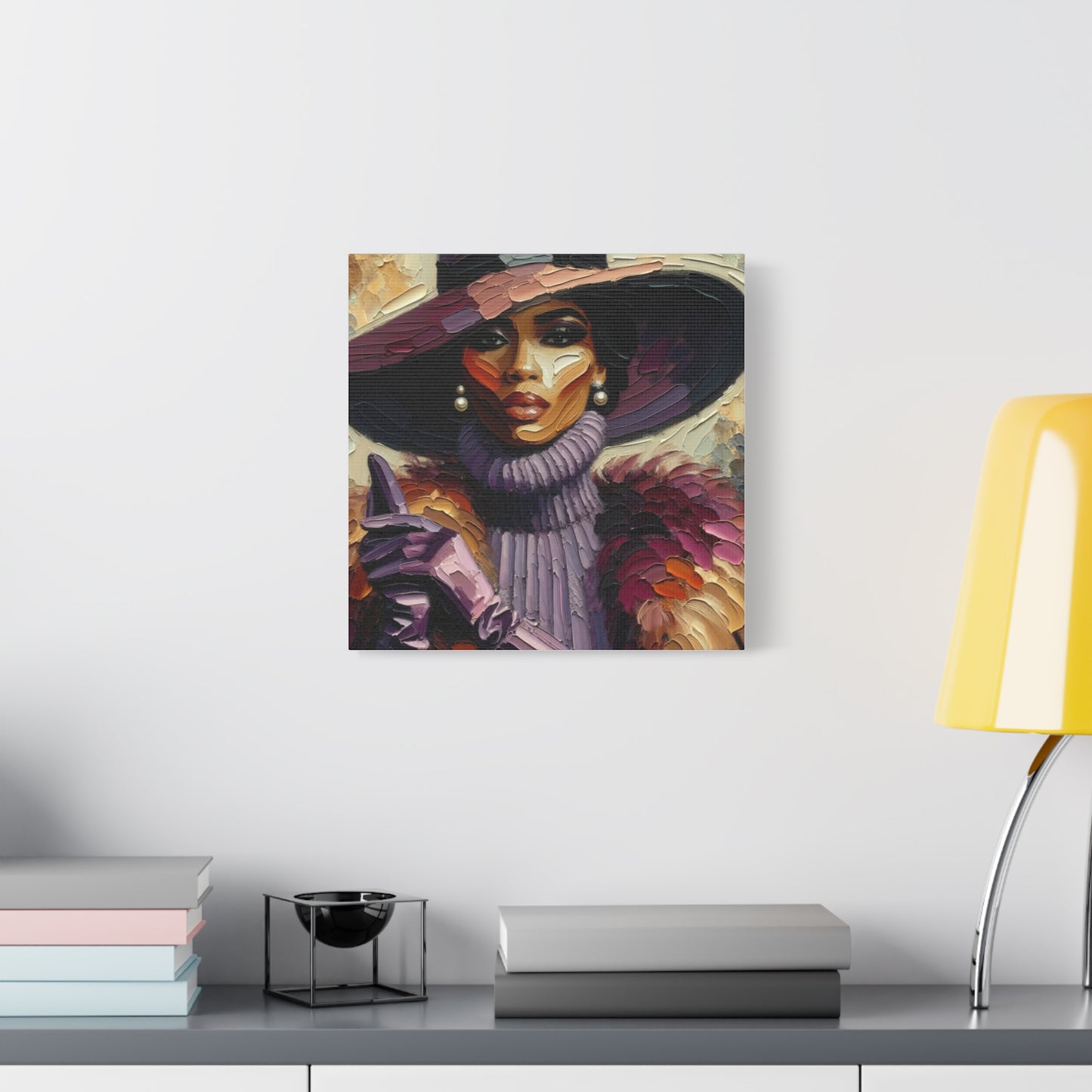 Beautiful Black Woman Canvas Art