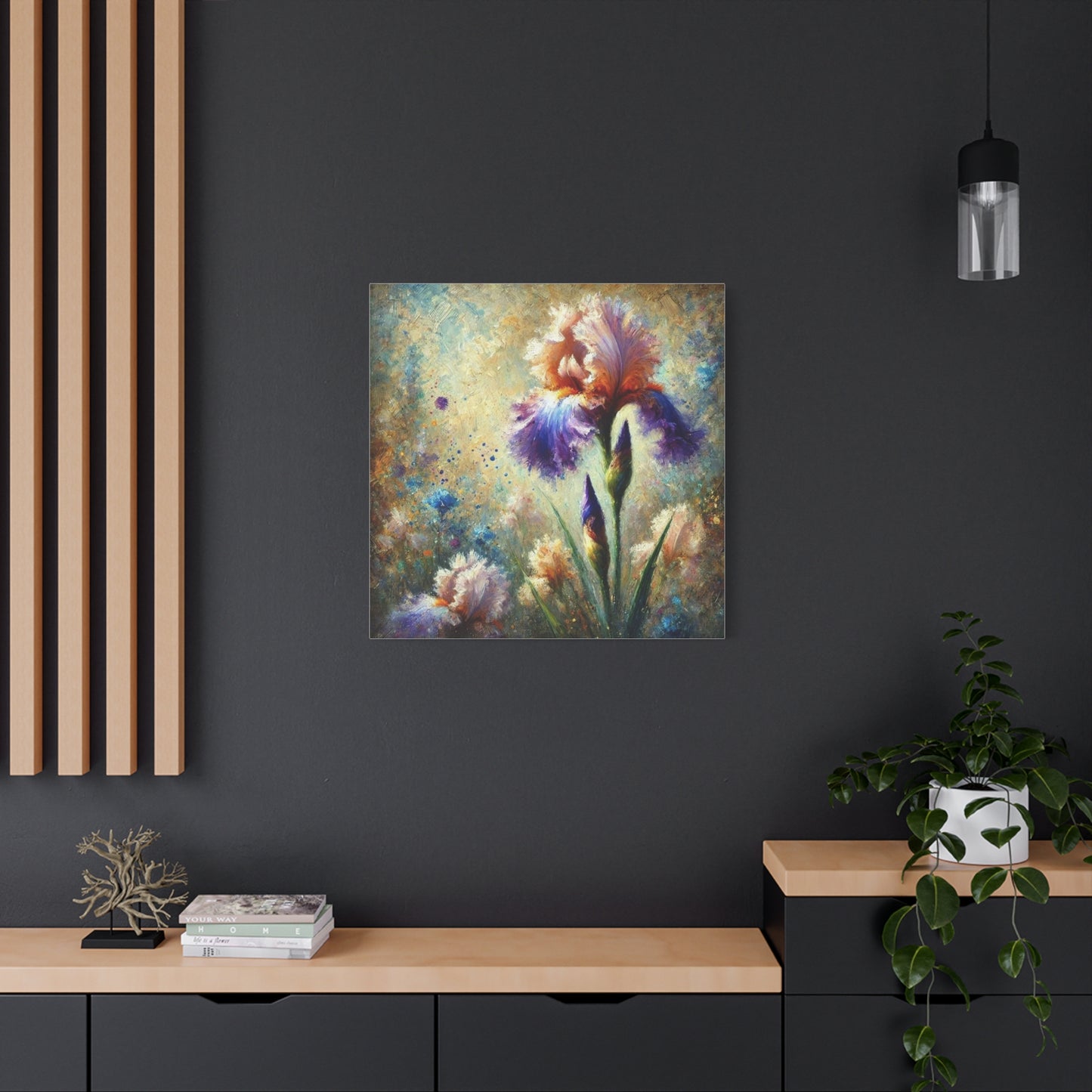 Canvas Print - Iris for Celebration Wall Art