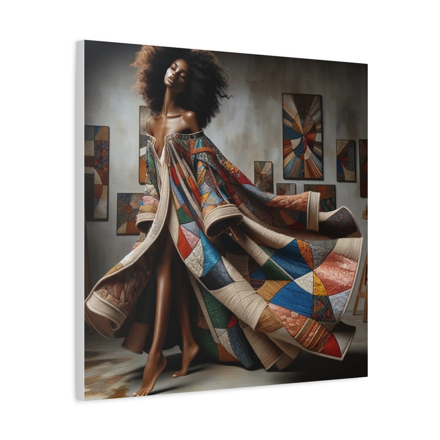 Beautiful Black Woman Canvas Art