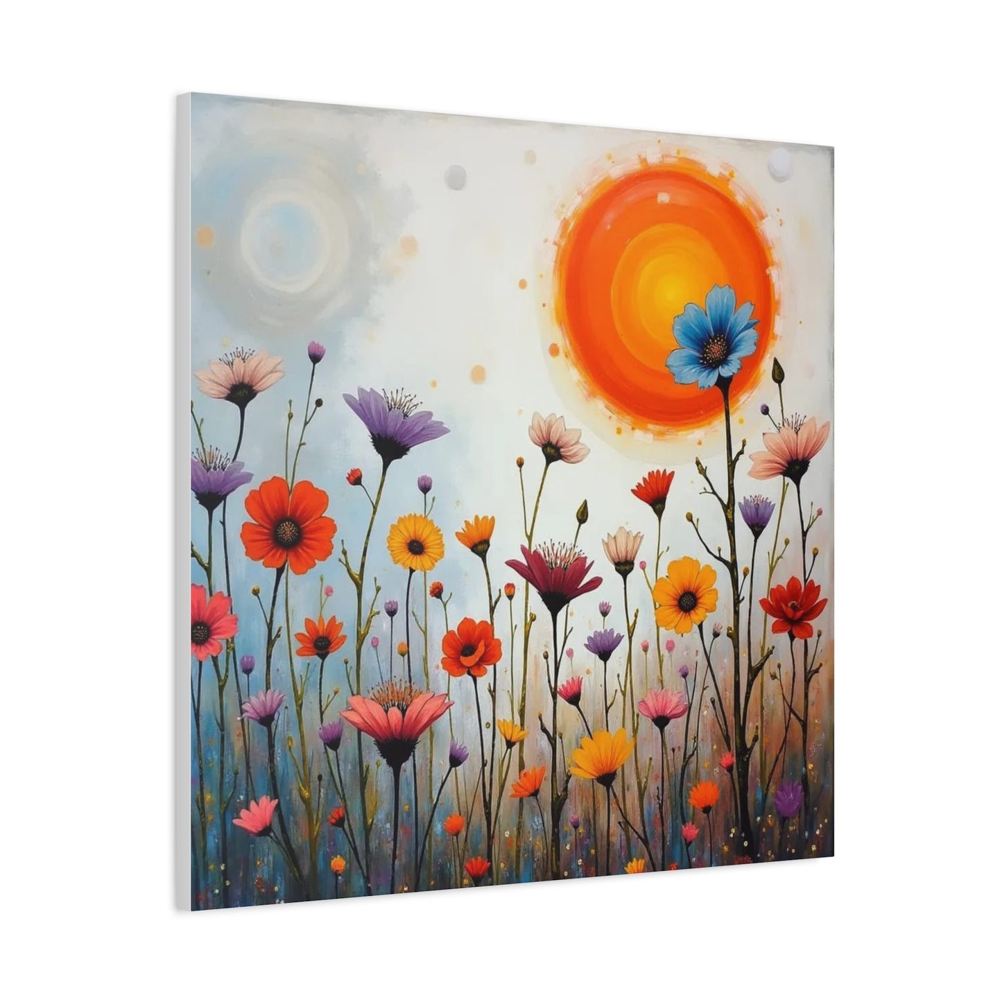 Flowers in the Sun Abstract Art